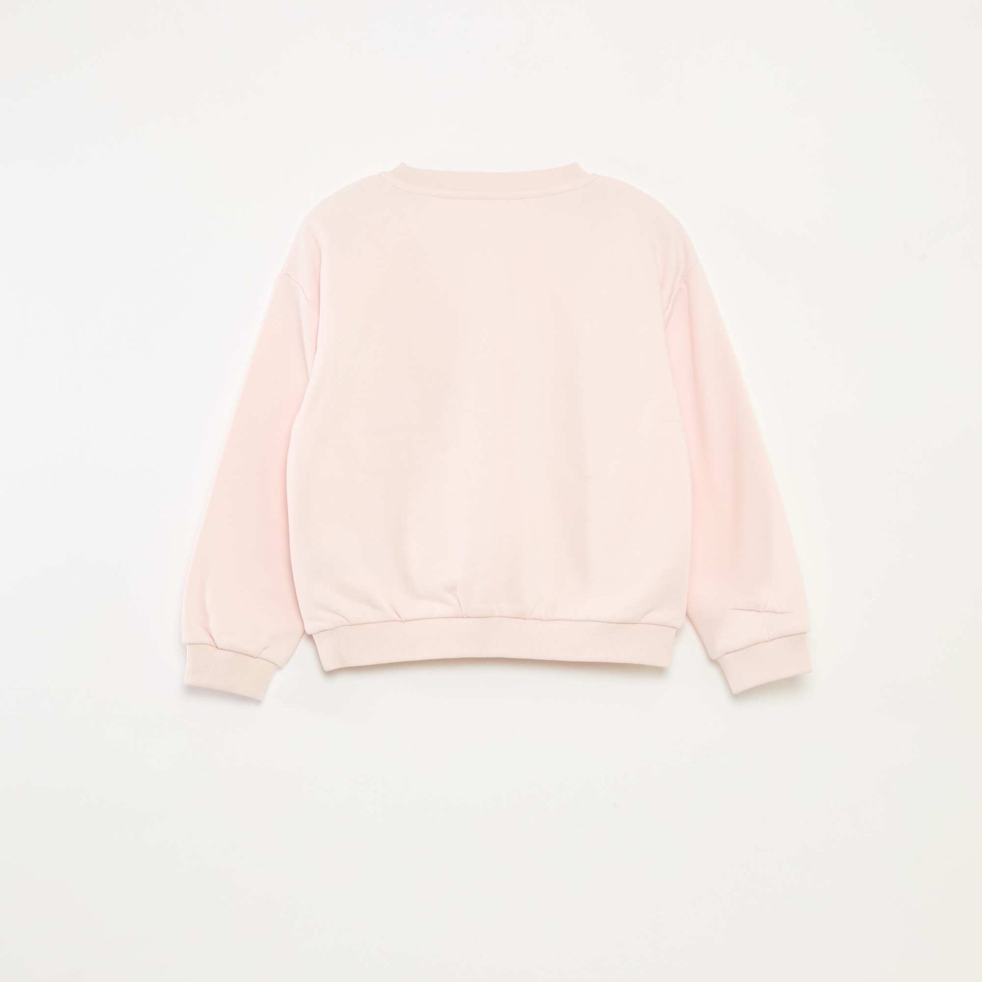 Sweat à manches longues avec imprimé ROSE