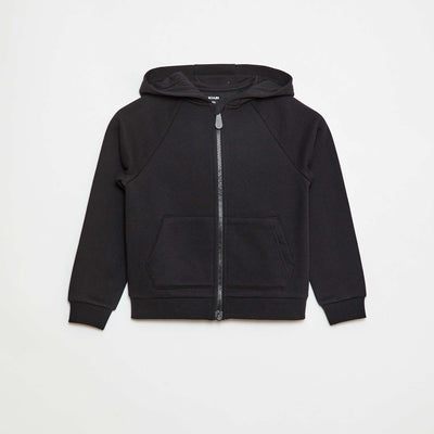 Sweat zippé à capuche avec ouverture zippée avec aimant - So Easy NOIR