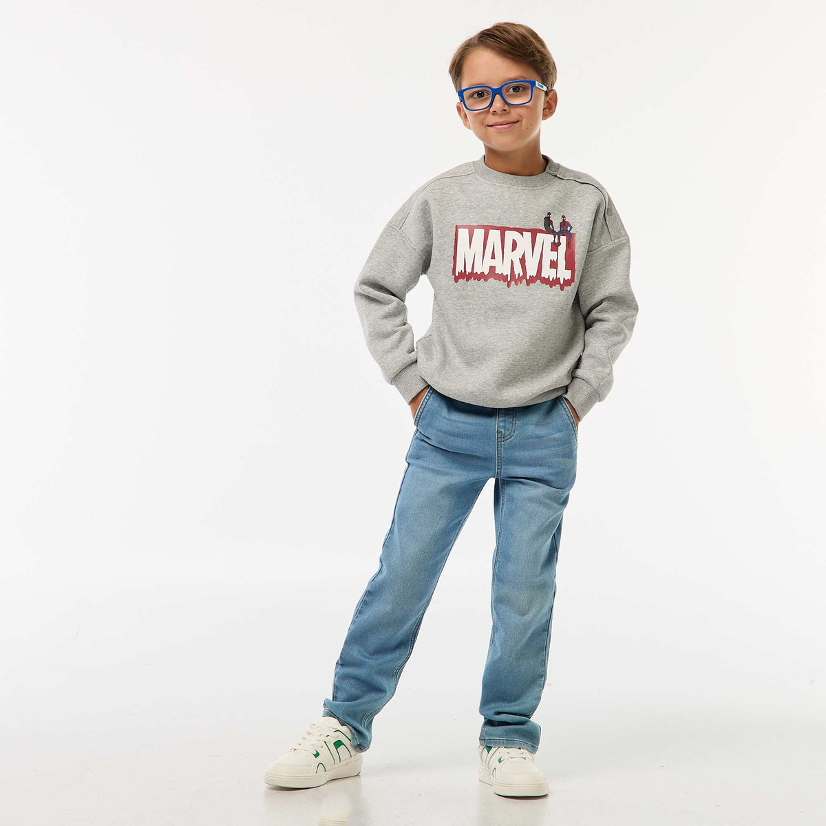 Sweat imprimé - Spider-Man - Marvel - So Easy GRIS