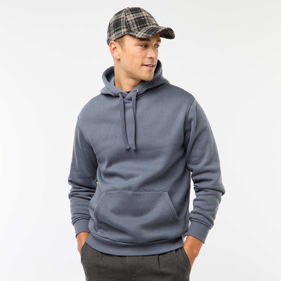 Sweat à capuche en molleton gratté avec poche kangourou GRIS