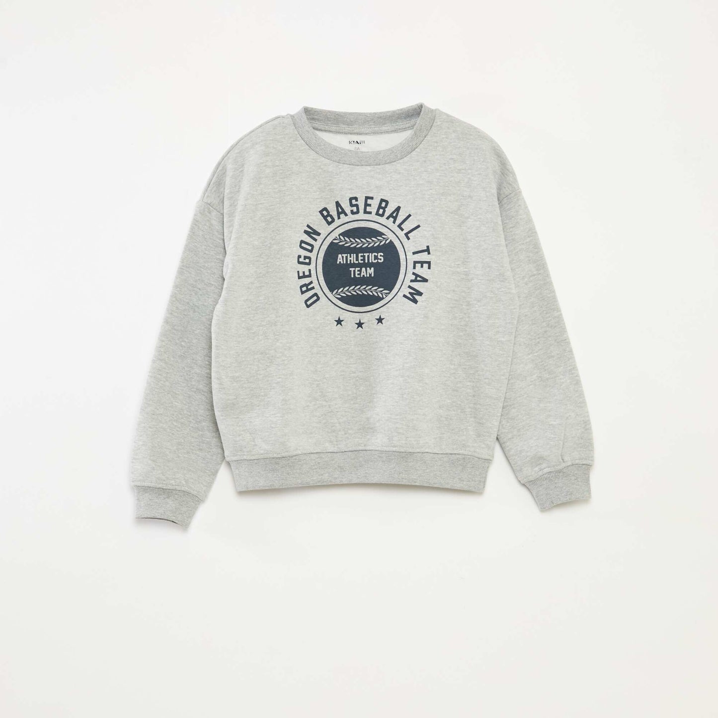 Sweat loose avec imprimé GRIS