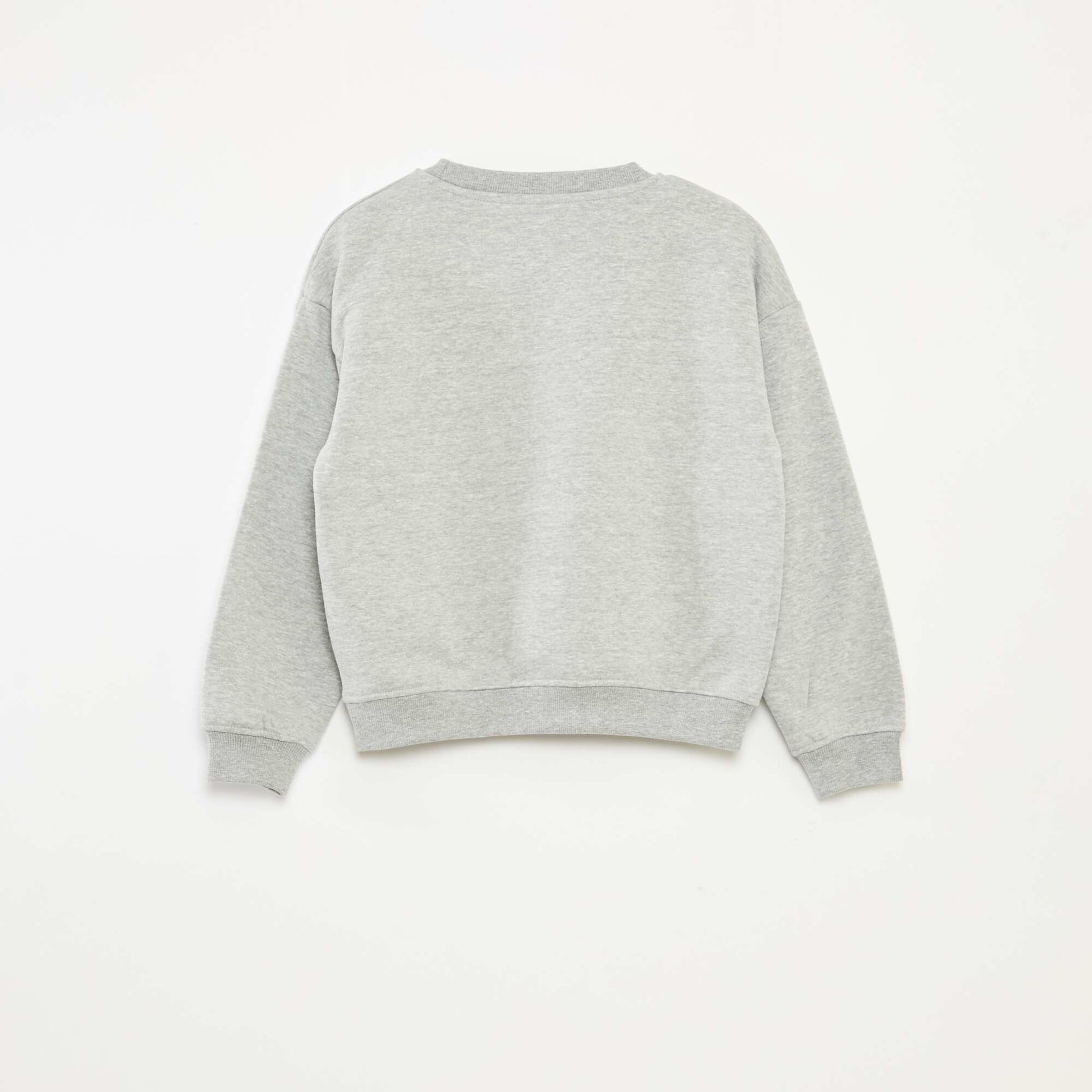 Sweat loose avec imprimé GRIS