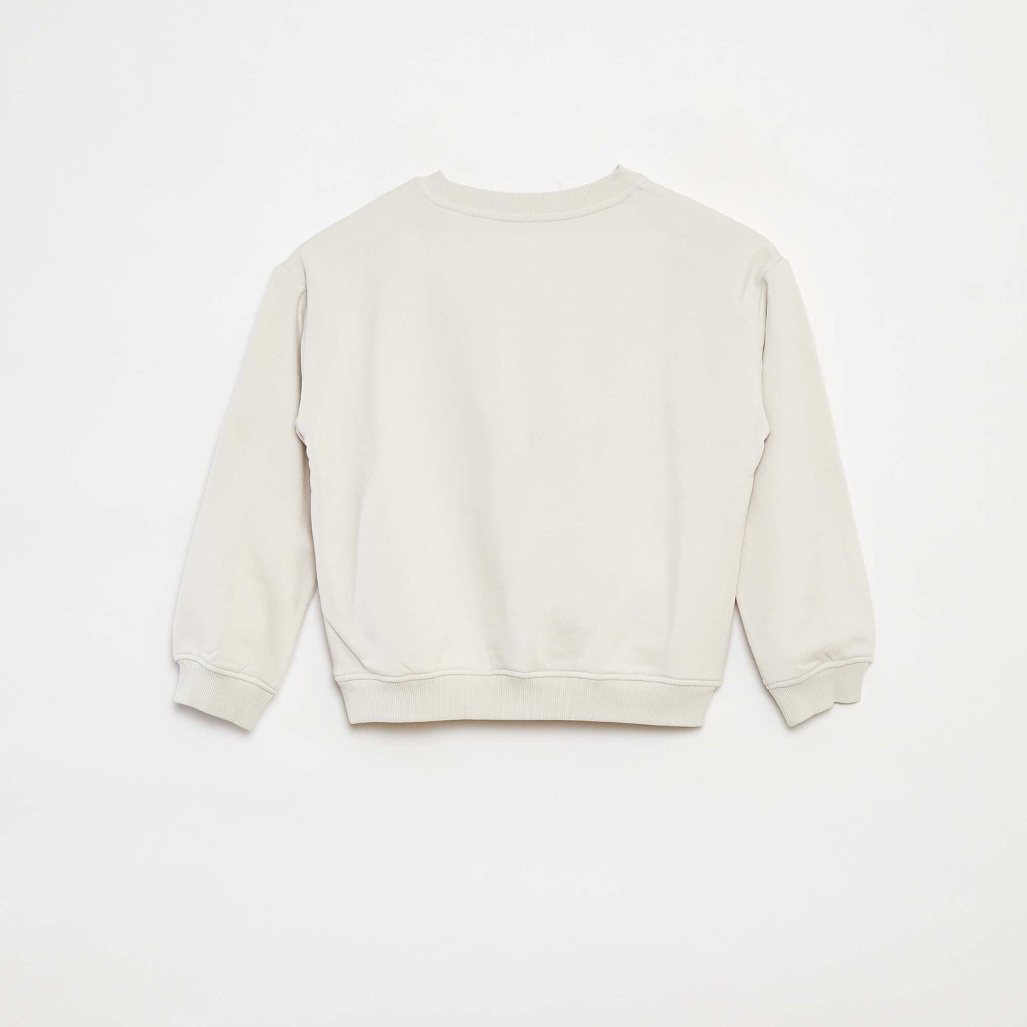 Sweat loose avec imprimé BLANC
