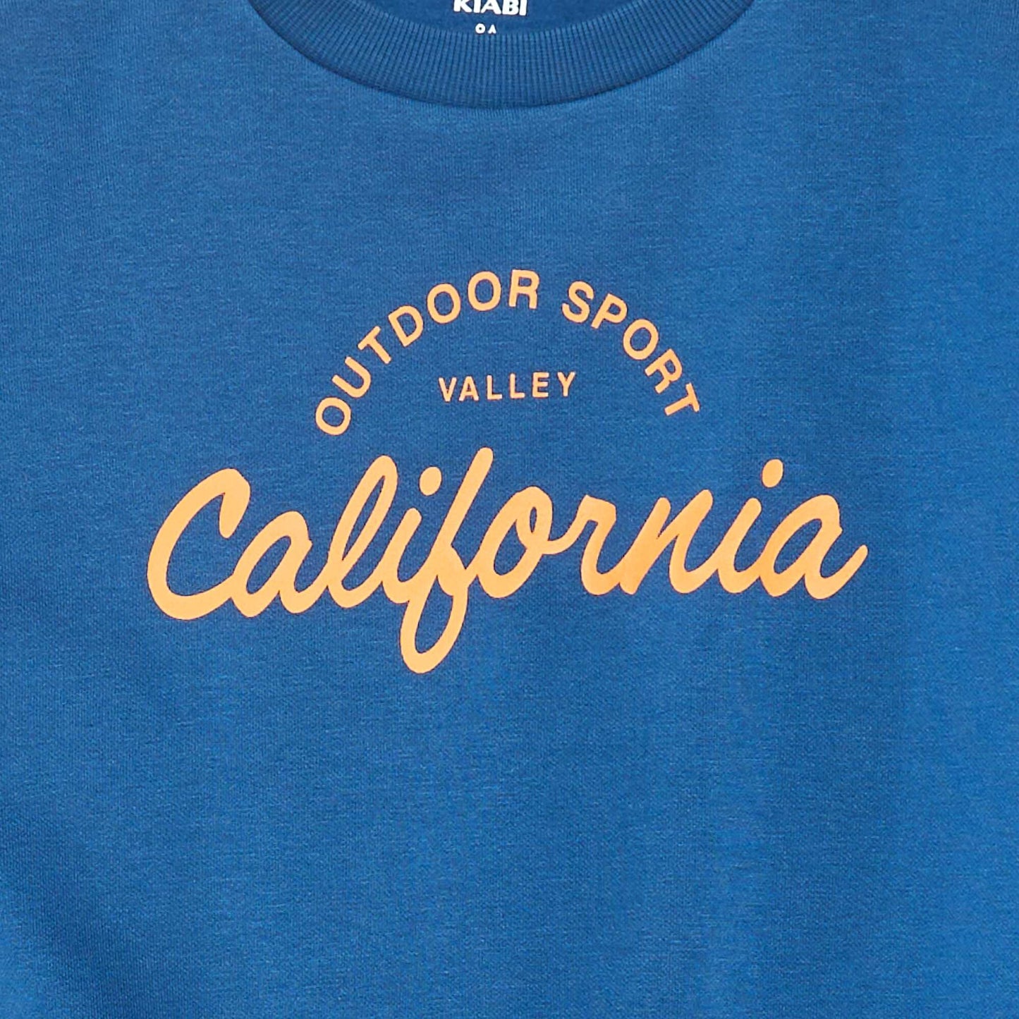 Sweat loose avec imprimé BLEU