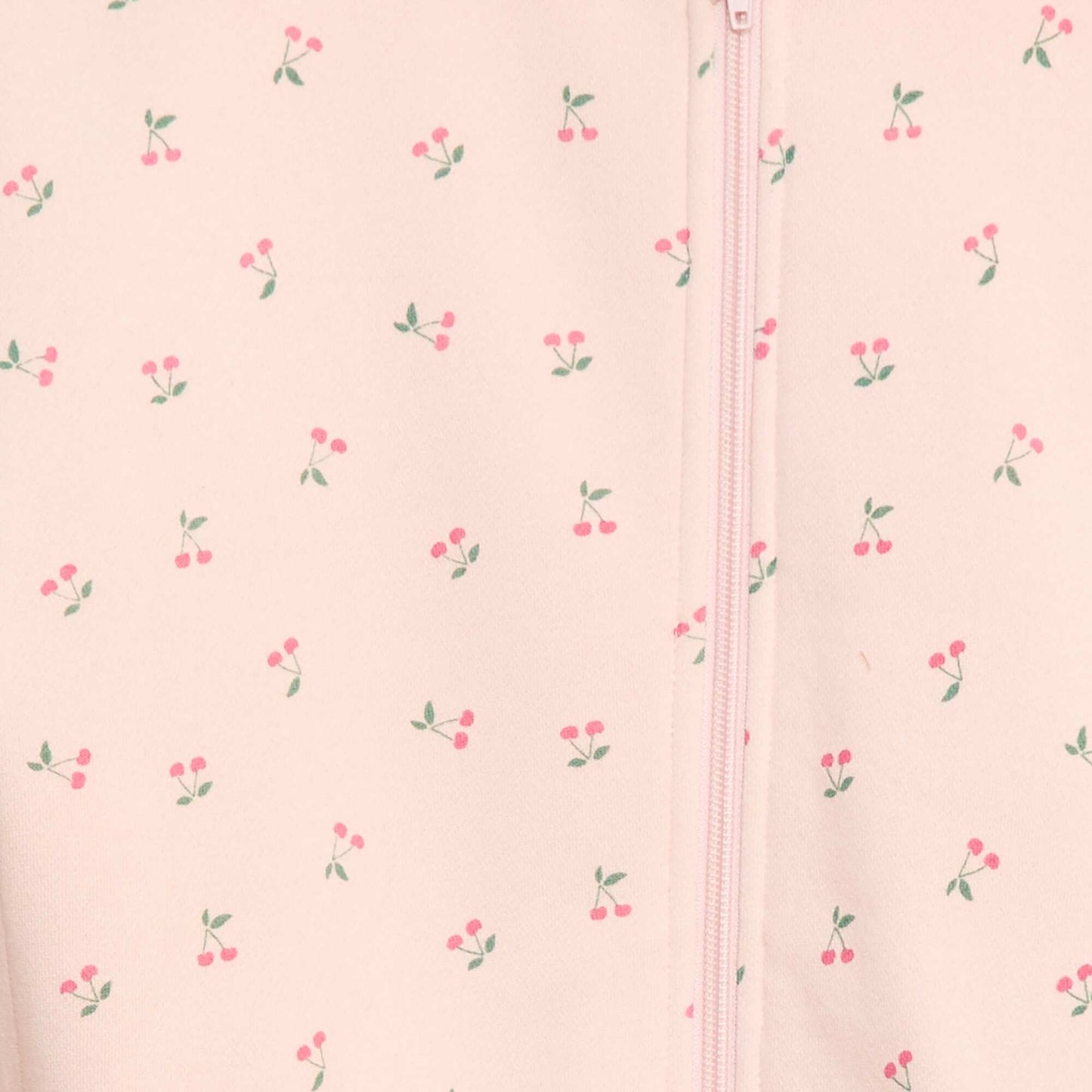 Sweat zippé à capuche avec imprimé ROSE