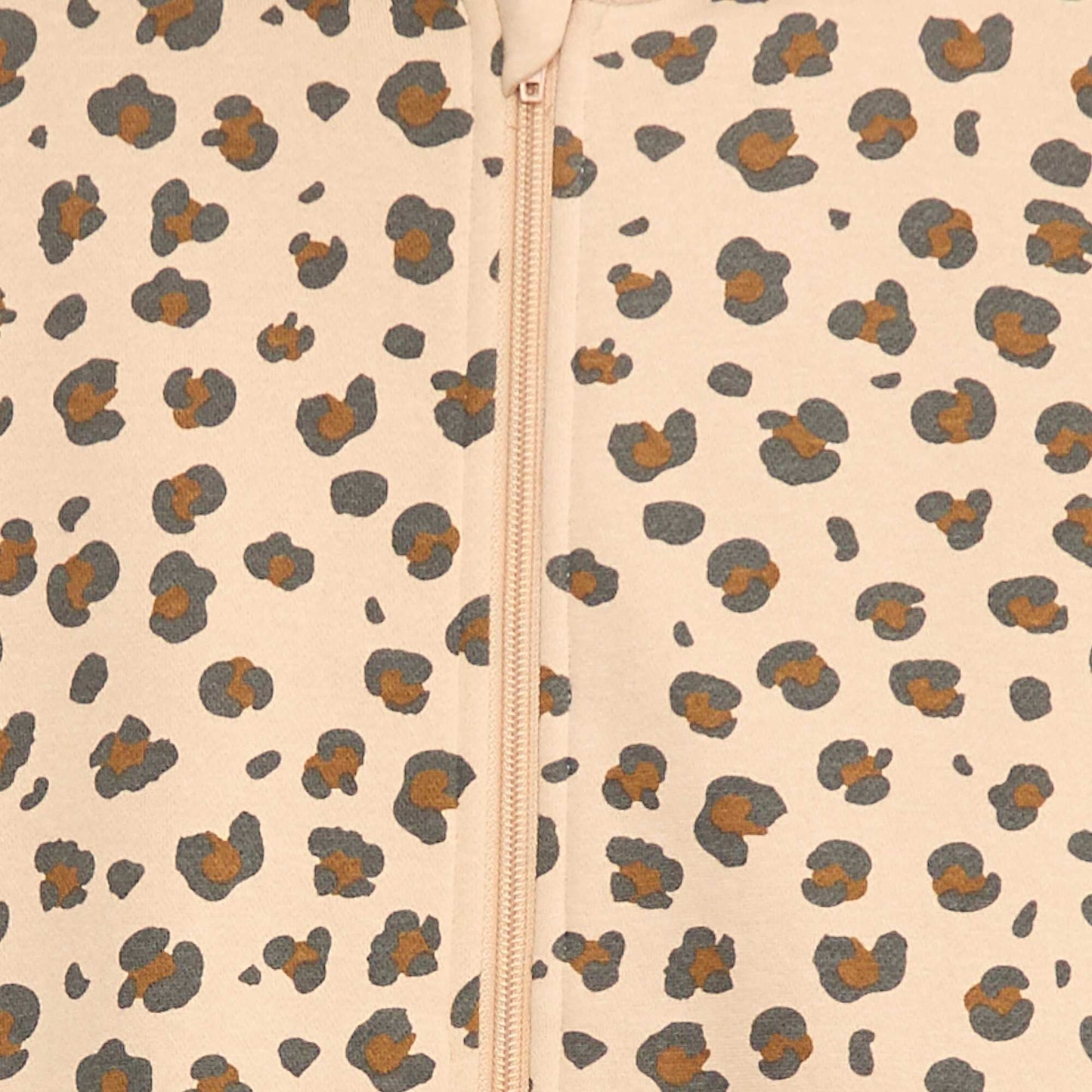 Sweat zippé à capuche avec imprimé LéOPARD