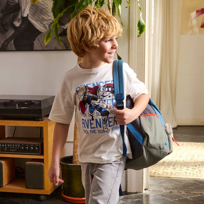 T-shirt 'Marvel' imprimé à manches courtes BLANC
