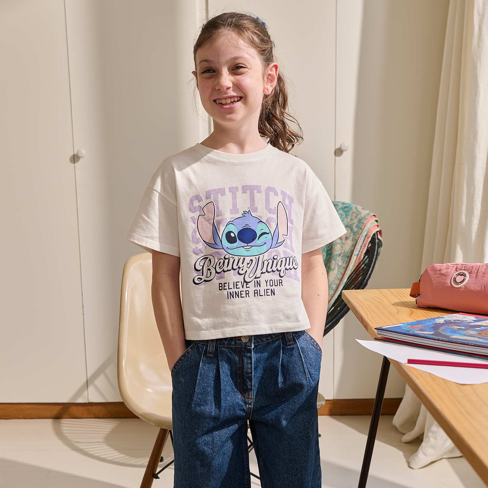 T-shirt 'Disney' à manches courtes BLANC