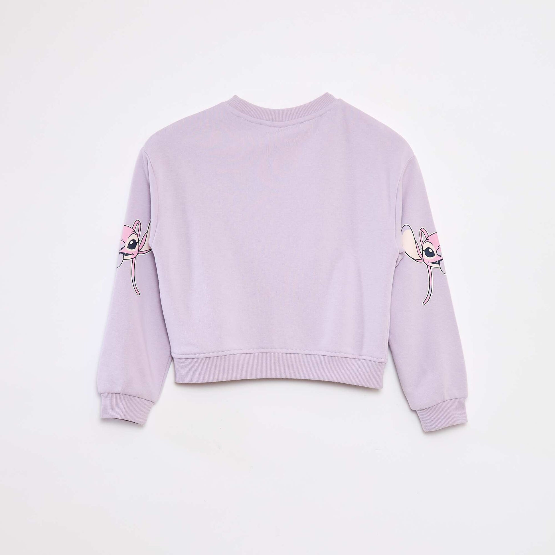 Sweat coupe courte 'Stitch' VIOLET