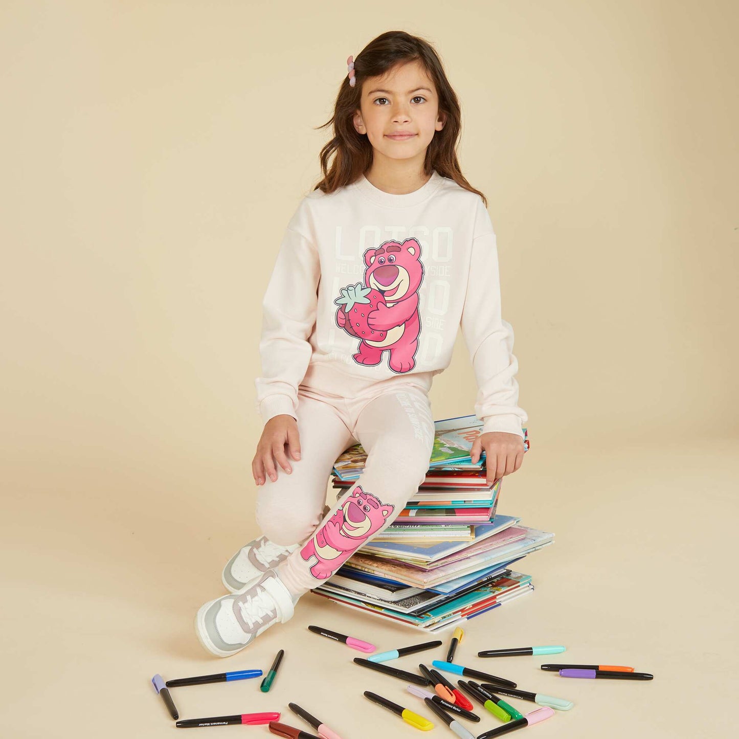 Sweat coupe courte 'Lotso' ROSE