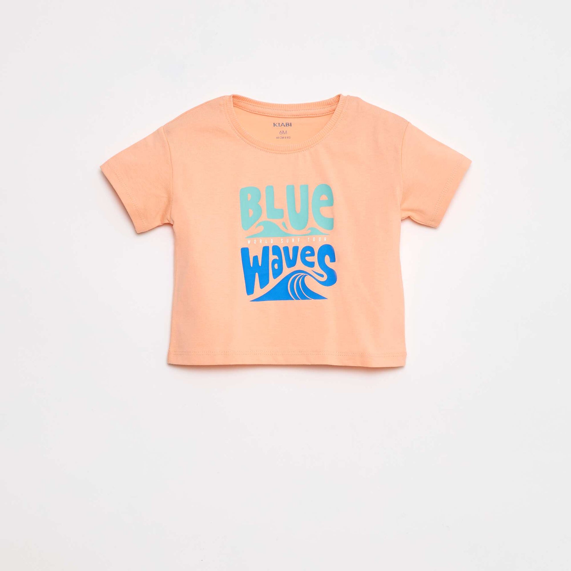 Tee-shirt imprimé estival ORANGE