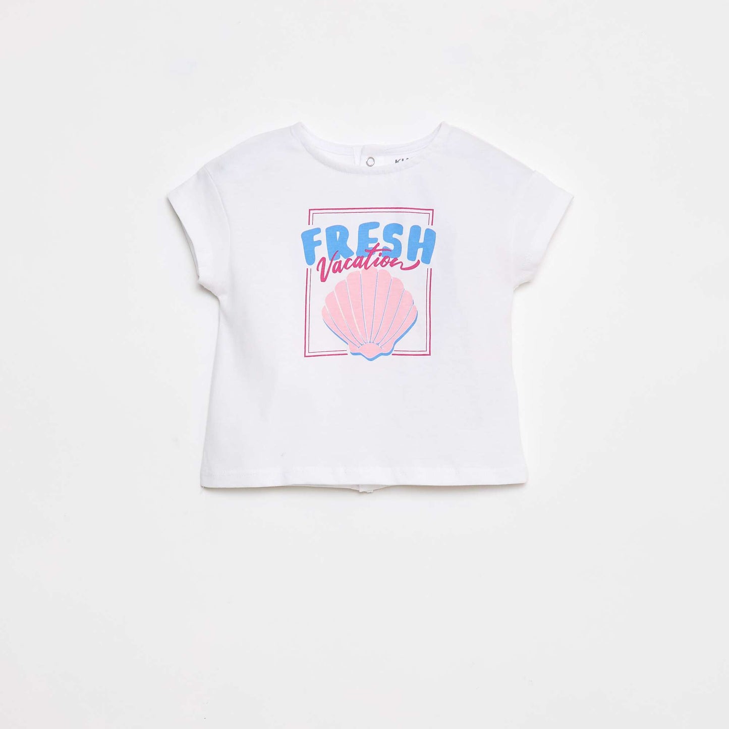 Tee-shirt imprimé estival BLANC