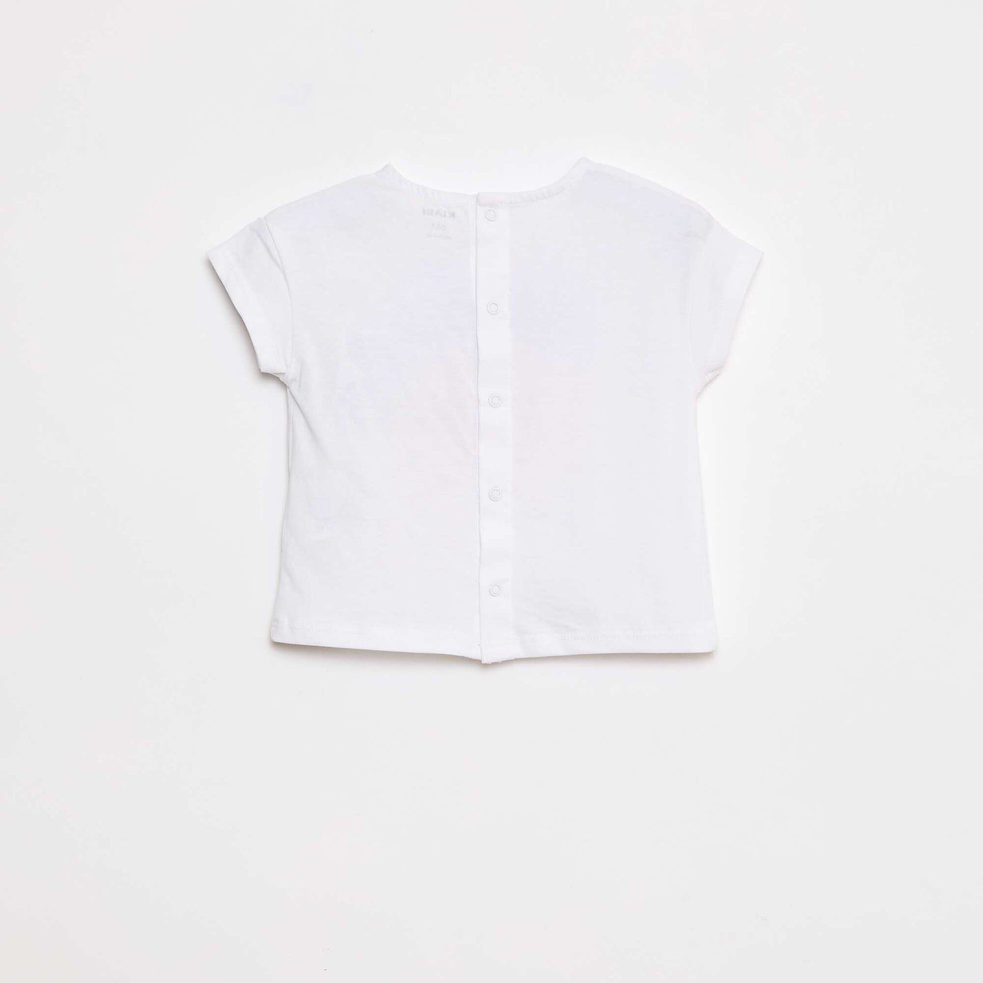 Tee-shirt imprimé estival BLANC