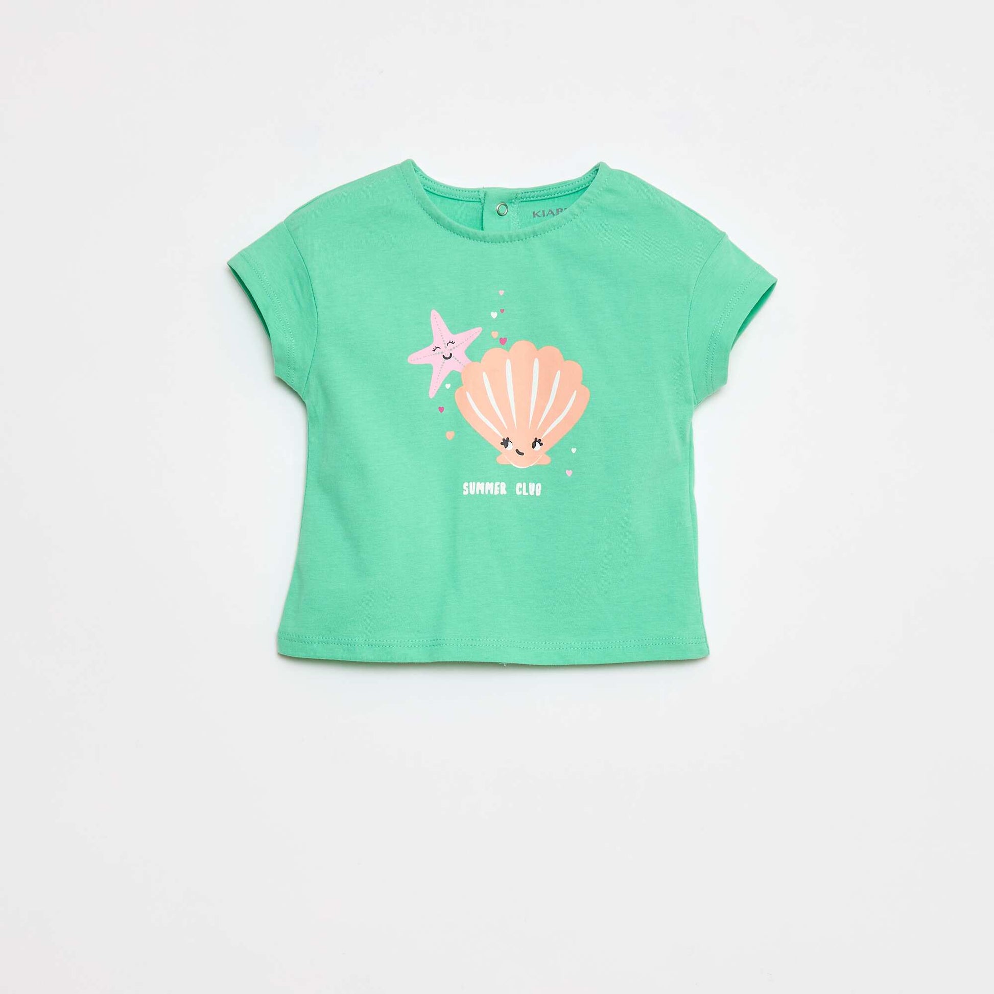 Tee-shirt imprimé estival VERT