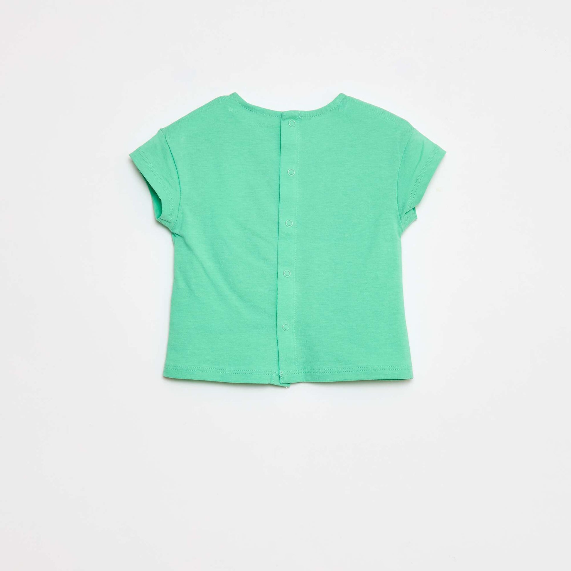 Tee-shirt imprimé estival VERT