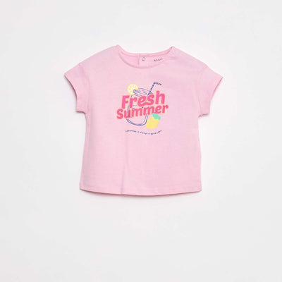 Tee-shirt imprimé estival ROSE