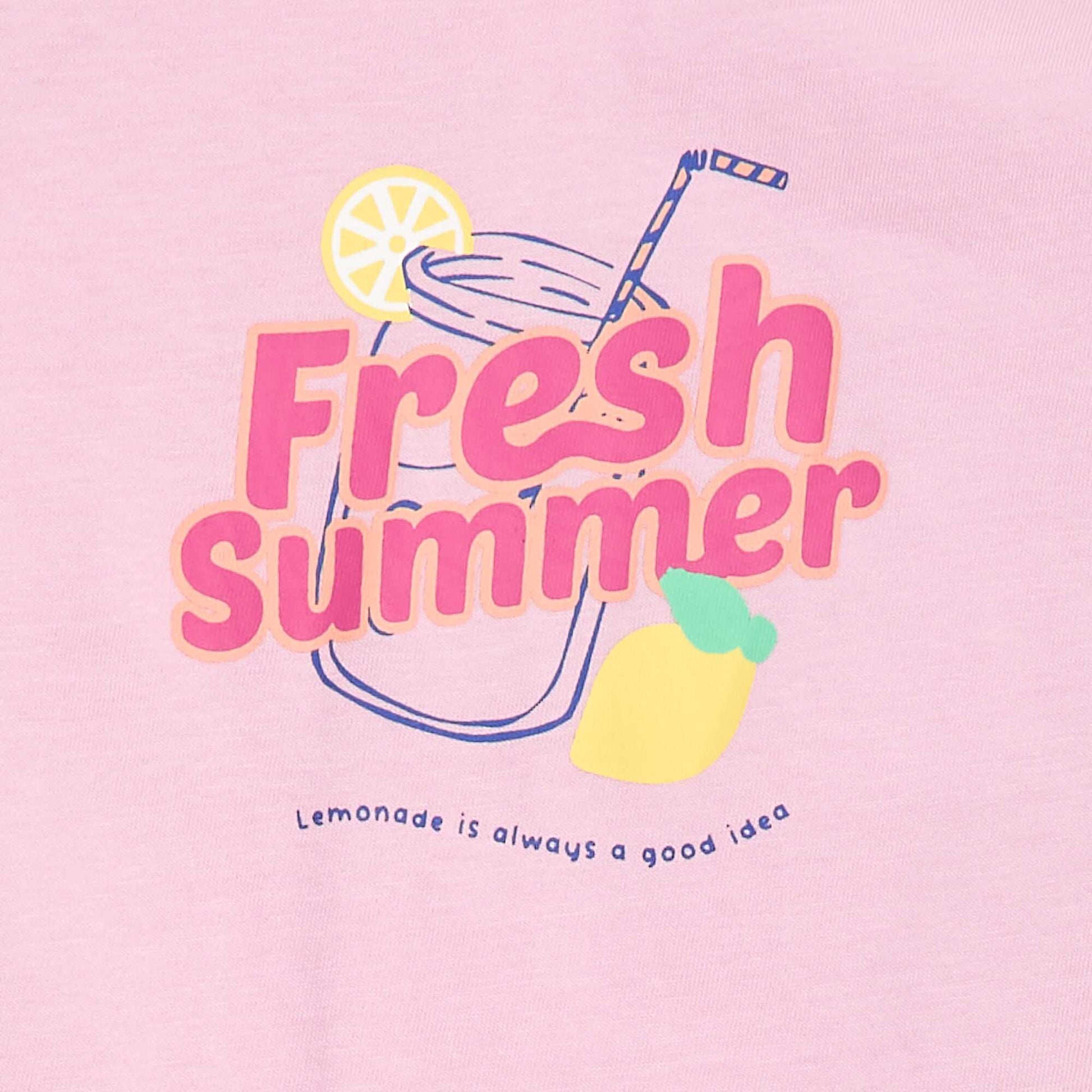 Tee-shirt imprimé estival ROSE