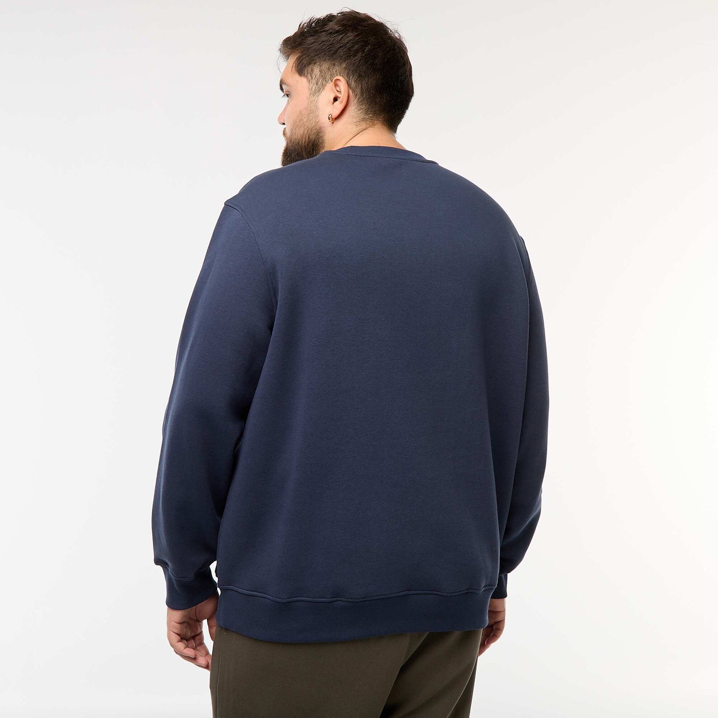 Sweat à col rond uni BLEU