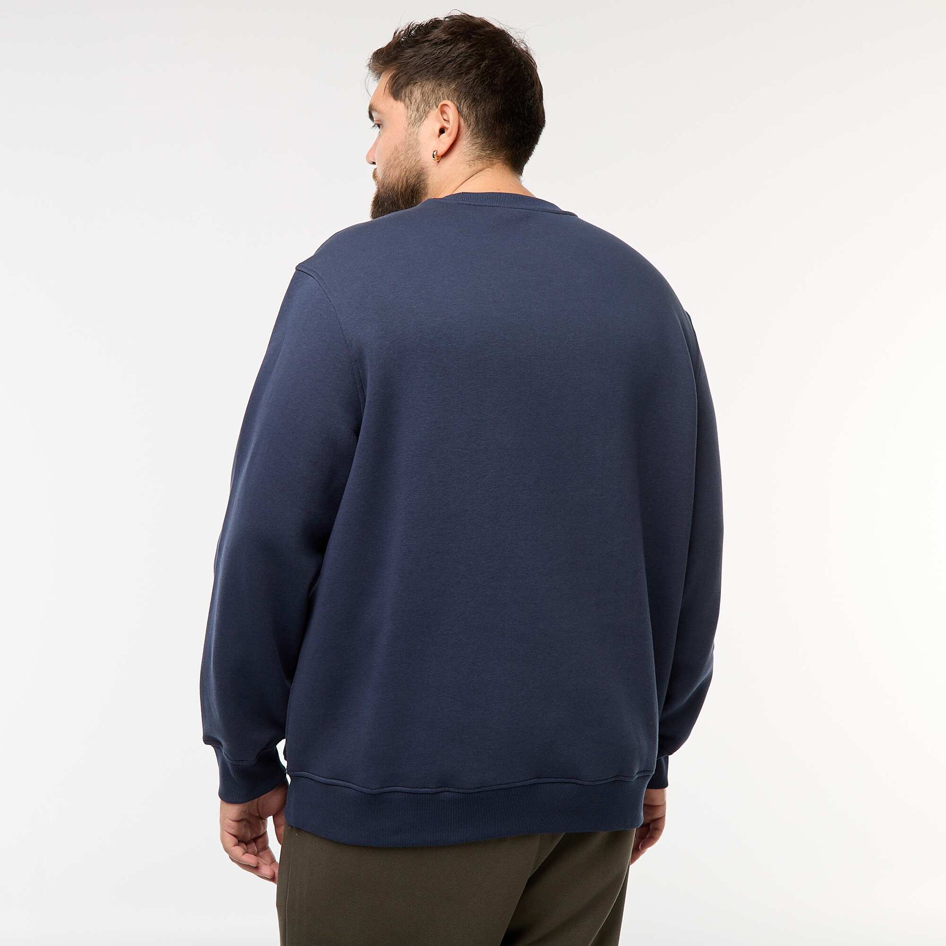 Sweat à col rond uni BLEU