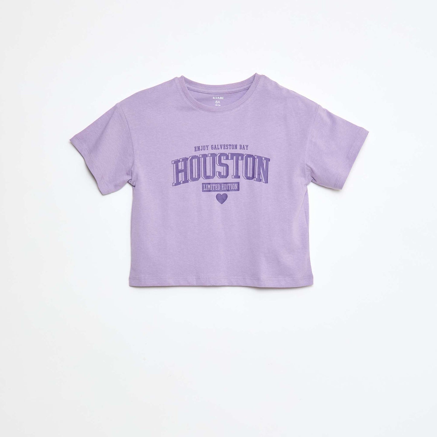 T-shirt imprimé en coton VIOLET