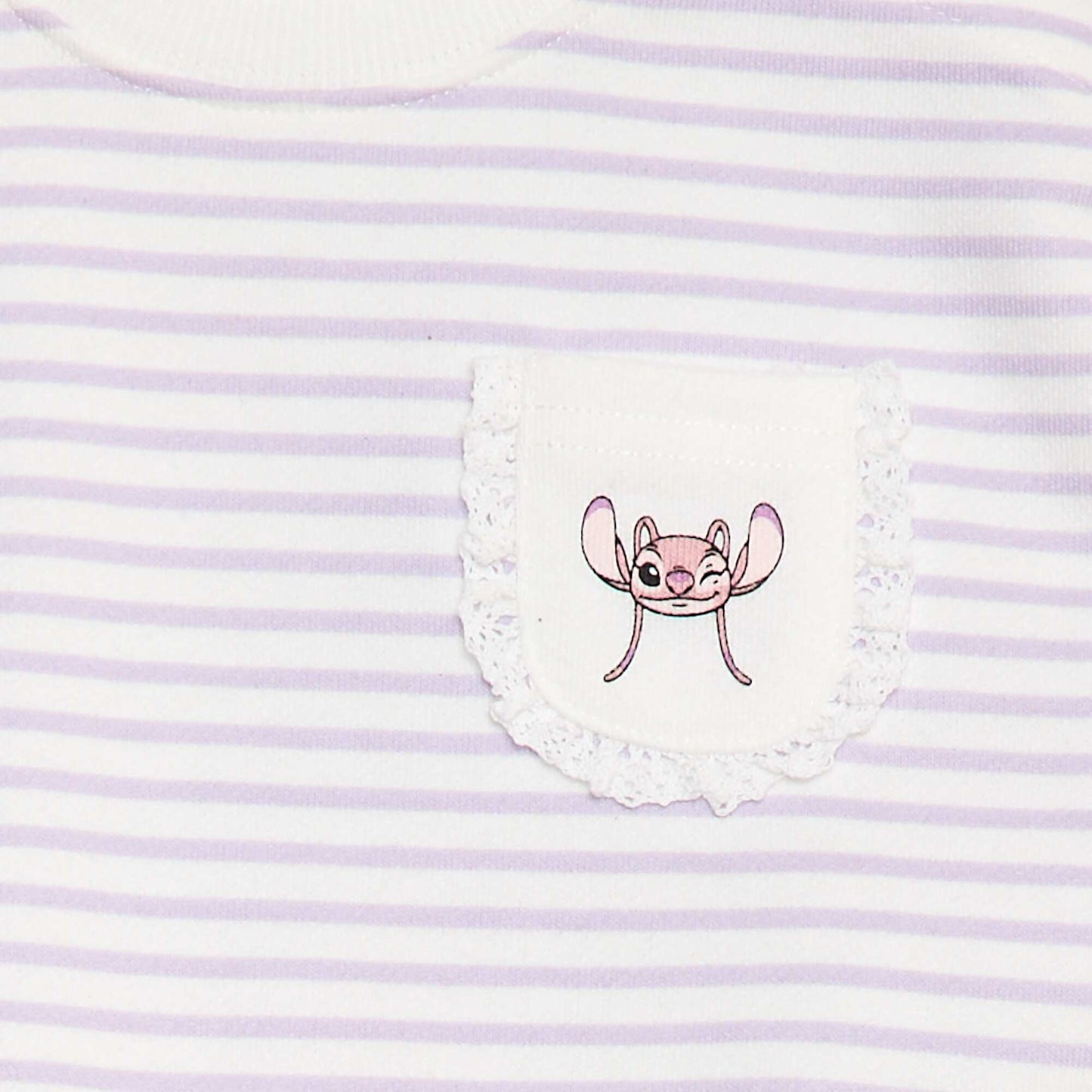 Sweat 'Disney' avec ouverture pressionnée à l'épaule BLANC
