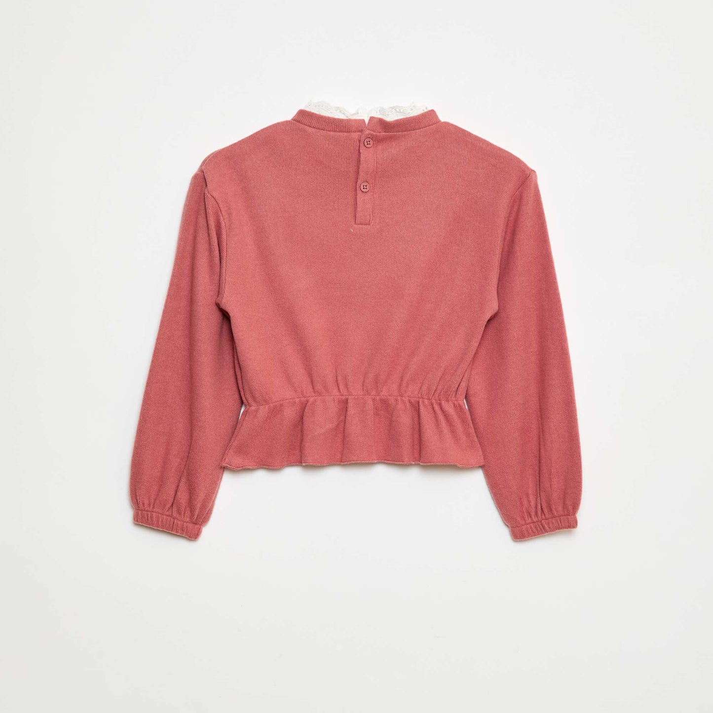 T-shirt en dentelle uni ROSE