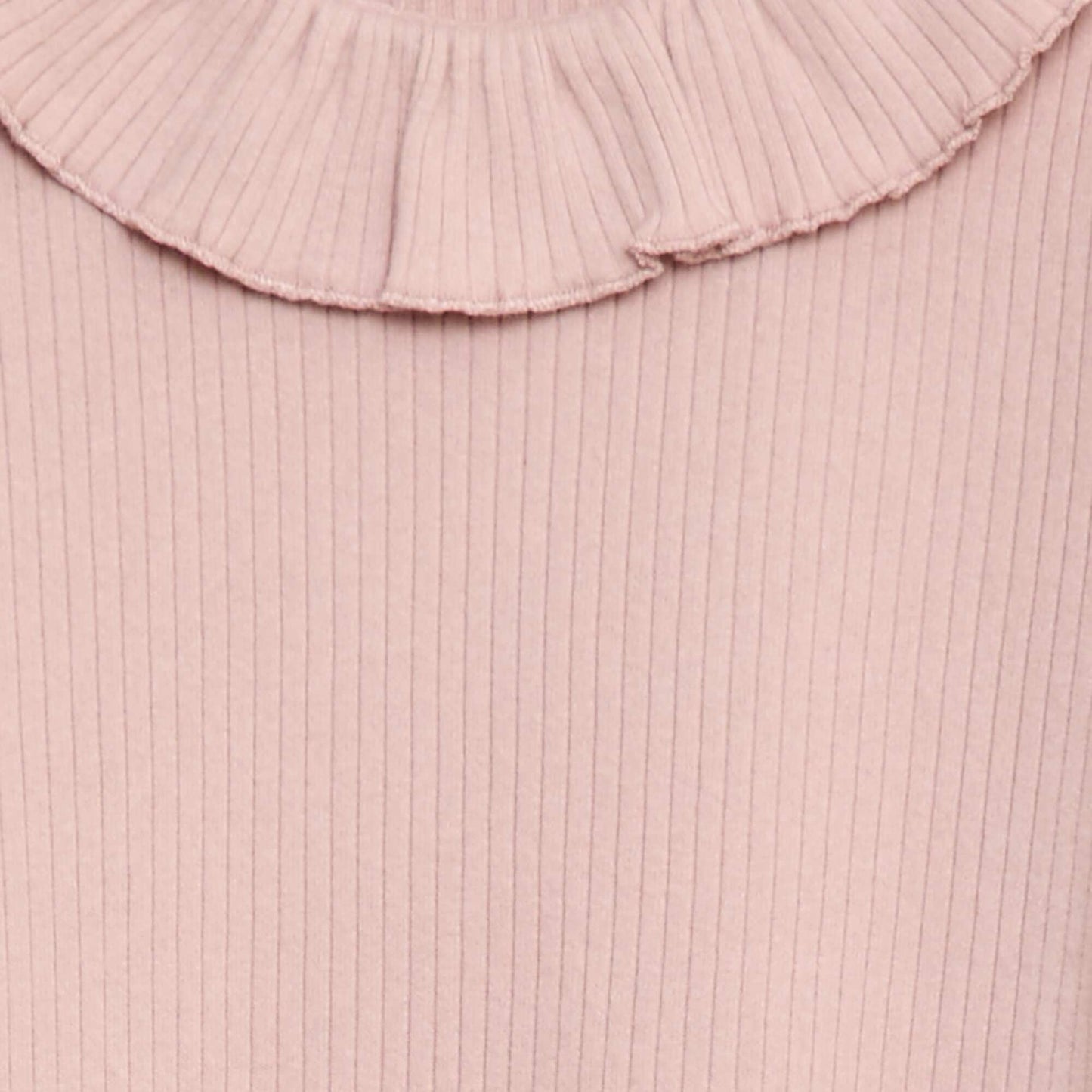 T-shirt en maille côtelée ROSE
