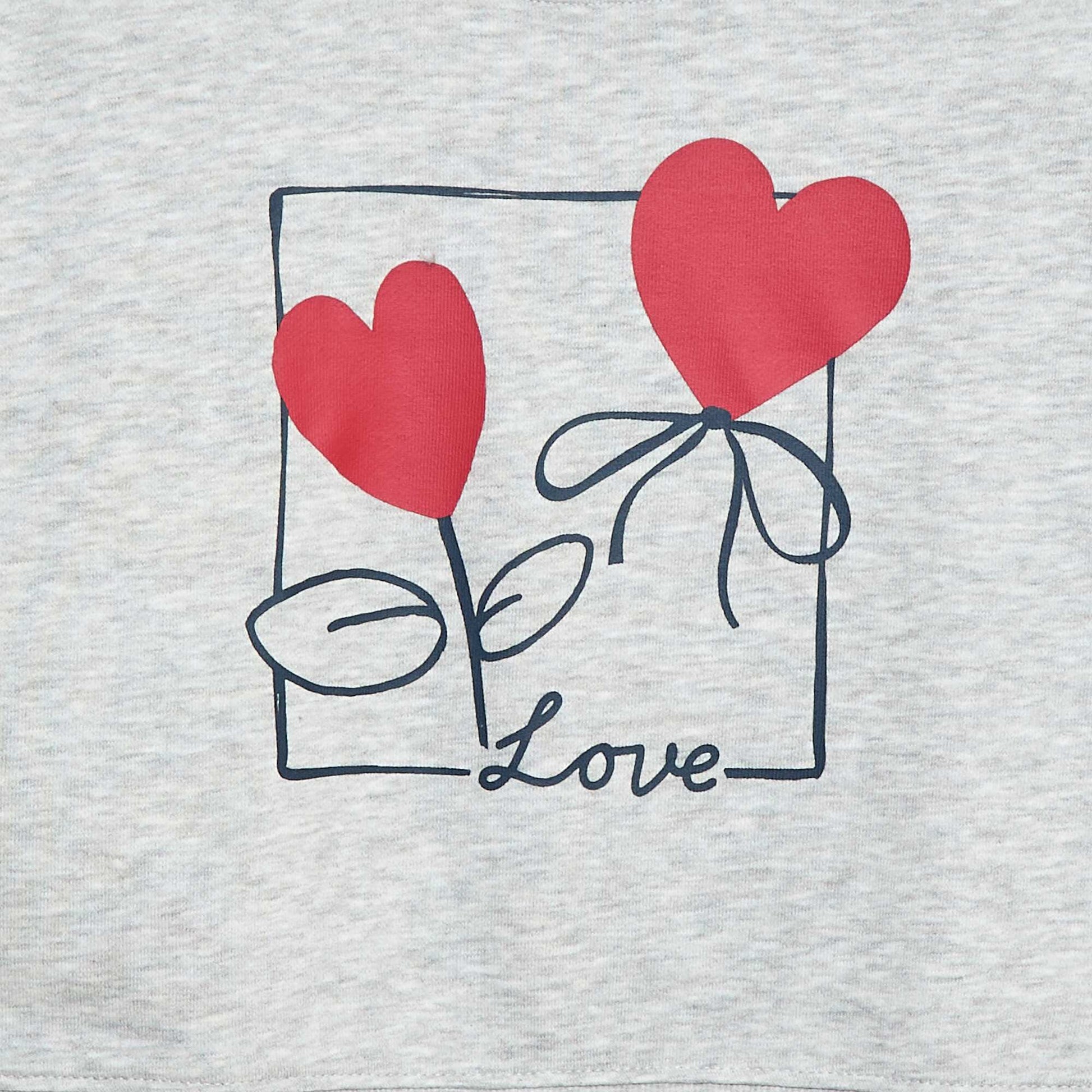 Tee-shirt chemise effet 2 en 1 GRIS