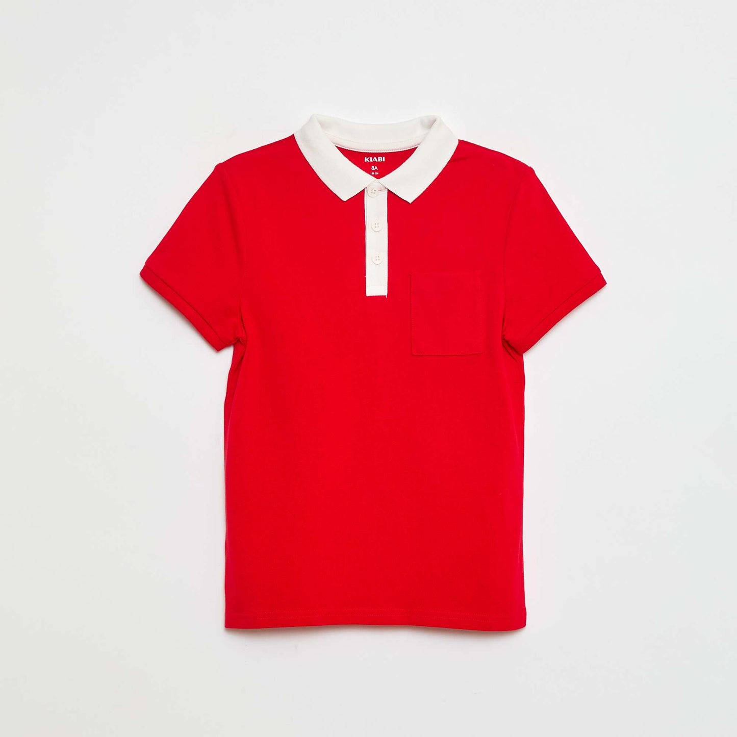 Polo manches courtes en maille piquée BEIGE