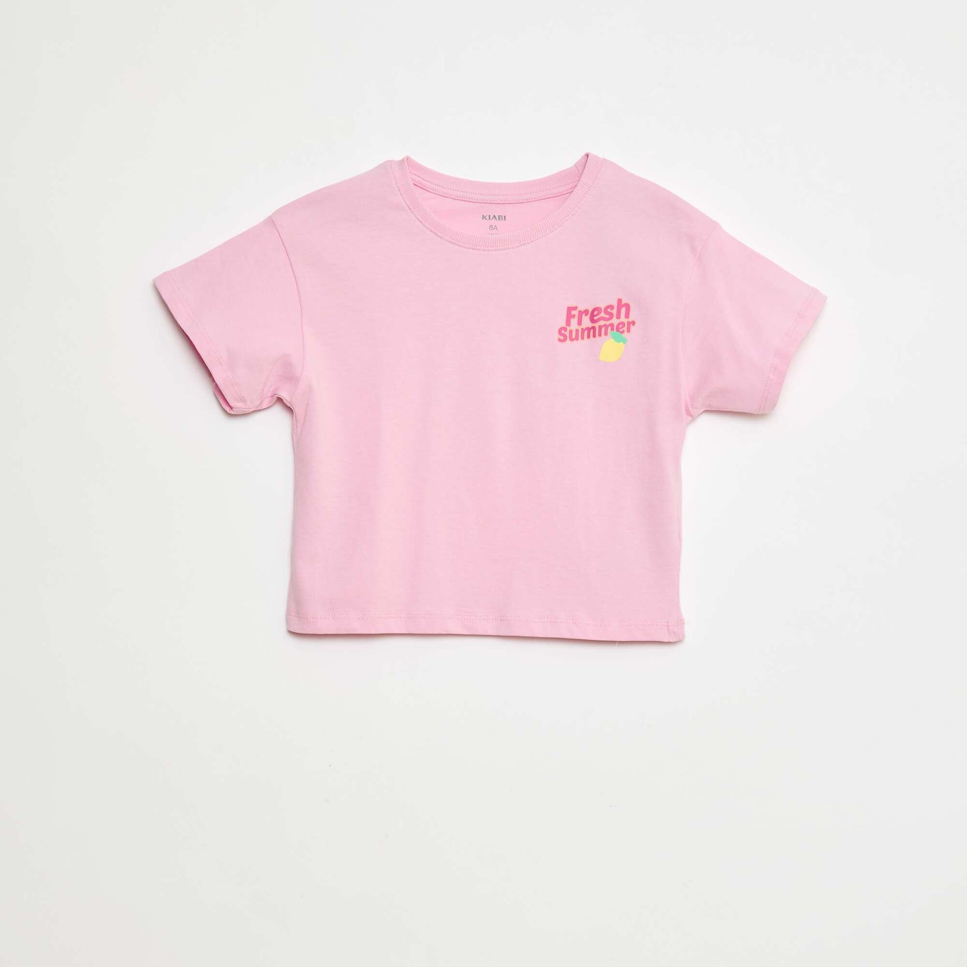 T-shirt imprimé fantaisie ROSE