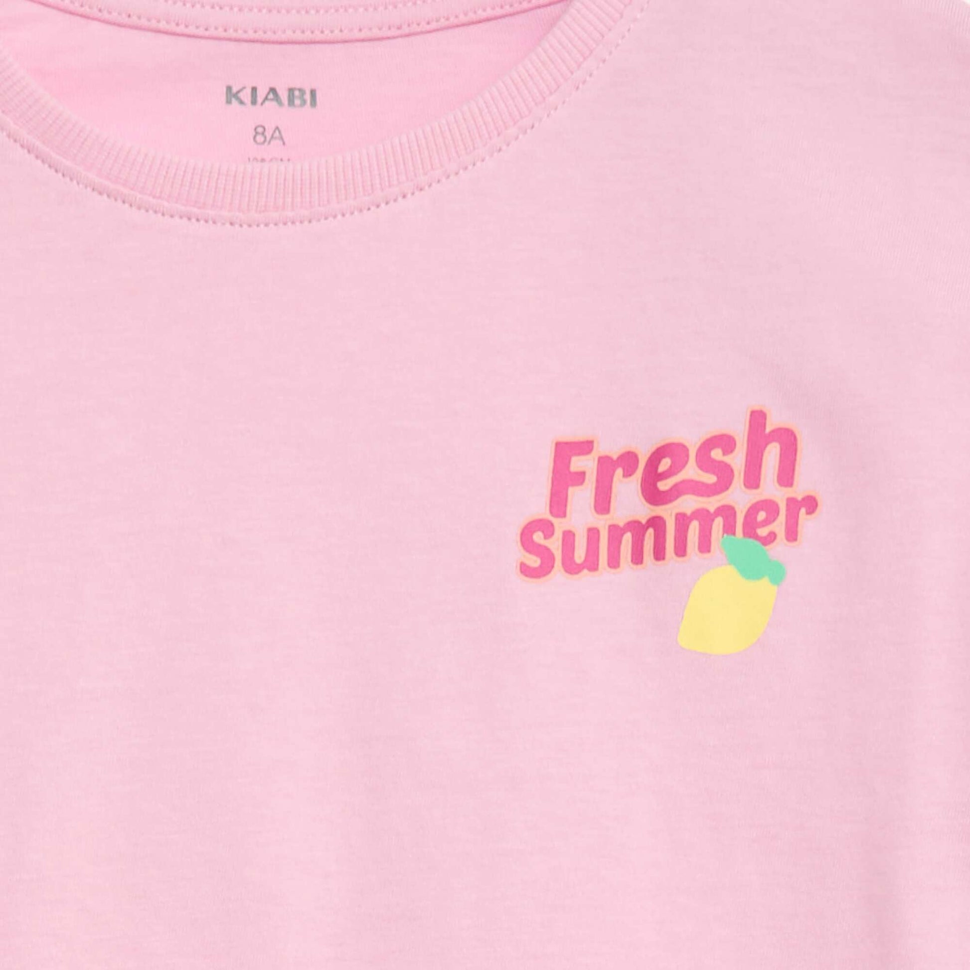 T-shirt imprimé fantaisie ROSE