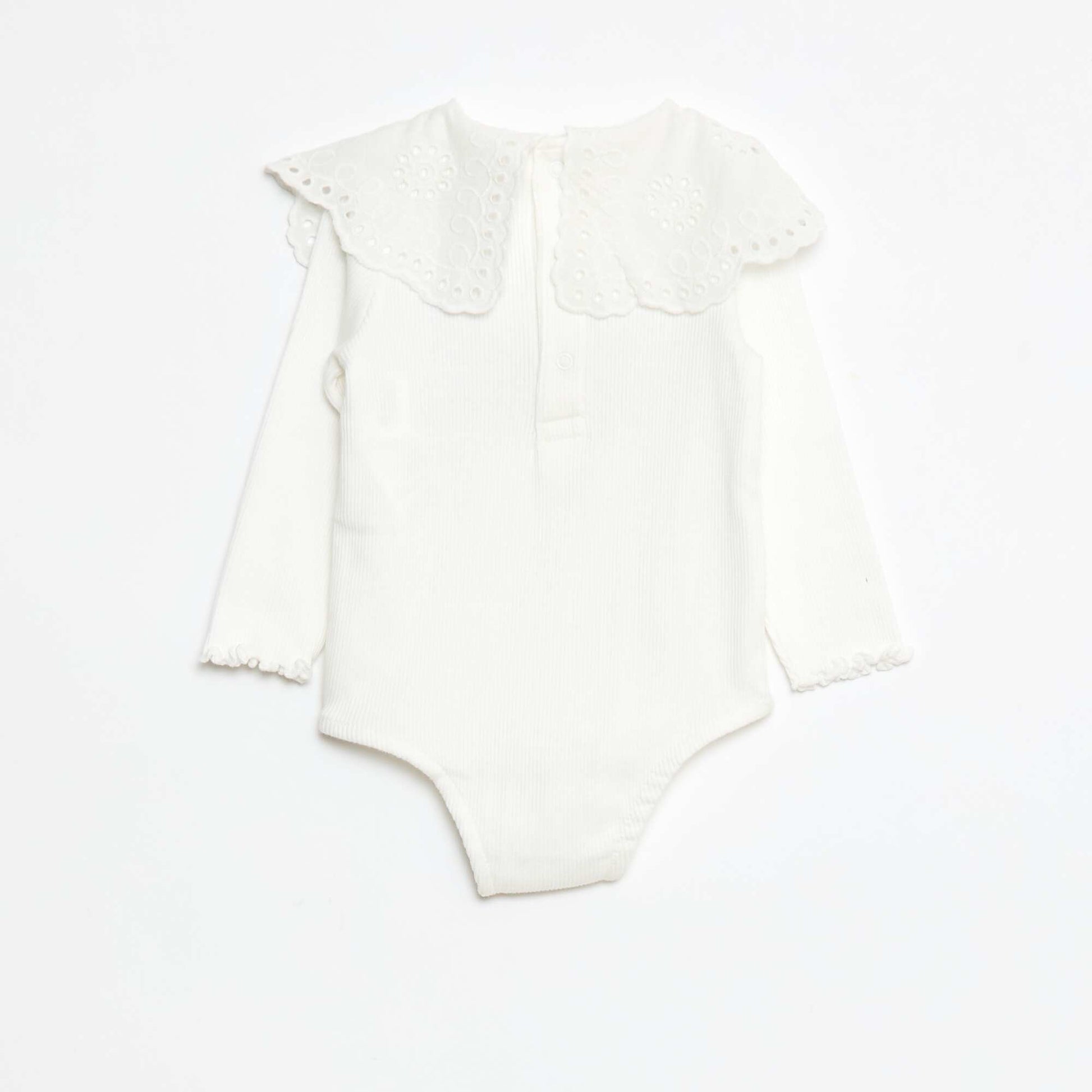 Body en maille côtelée 'Minnie' 'Disney' BLANC