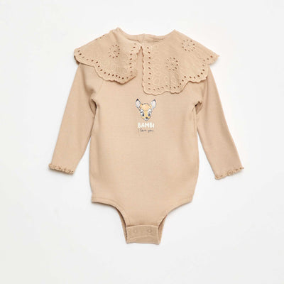 Body en maille côtelée 'Bambi'' 'Disney' BEIGE