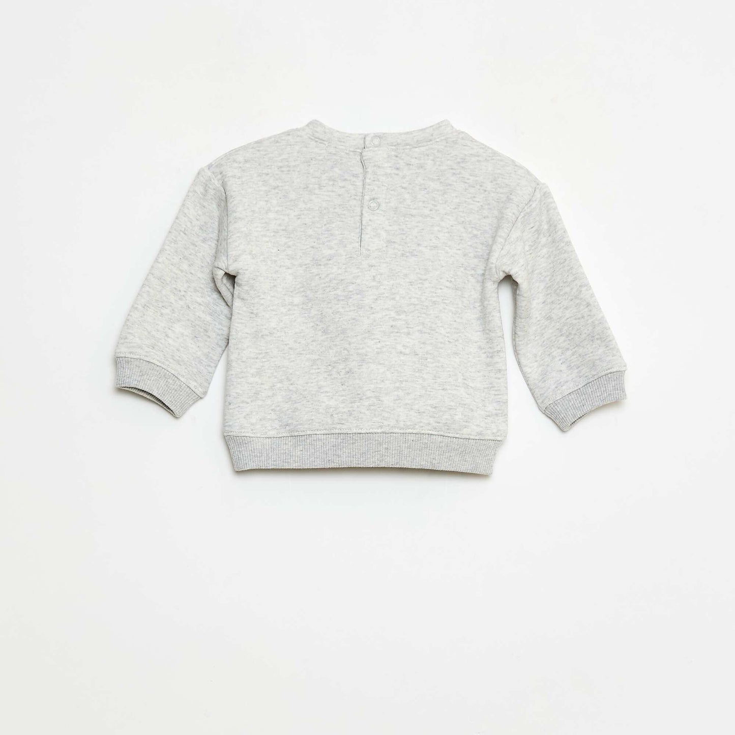 Sweat animé en coton GRIS
