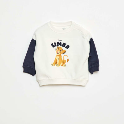 Sweat 'Simba' 'Disney' à col rond BLEU