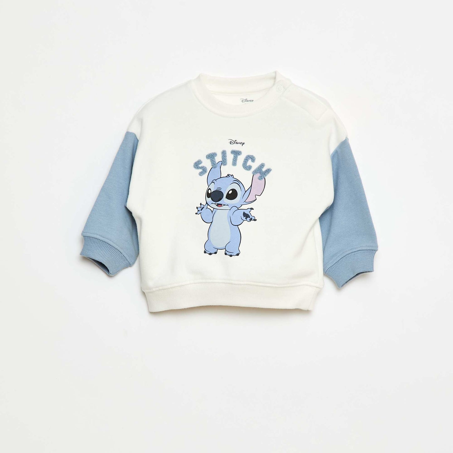 Sweat 'Stitch' 'Disney' à col rond BLEU