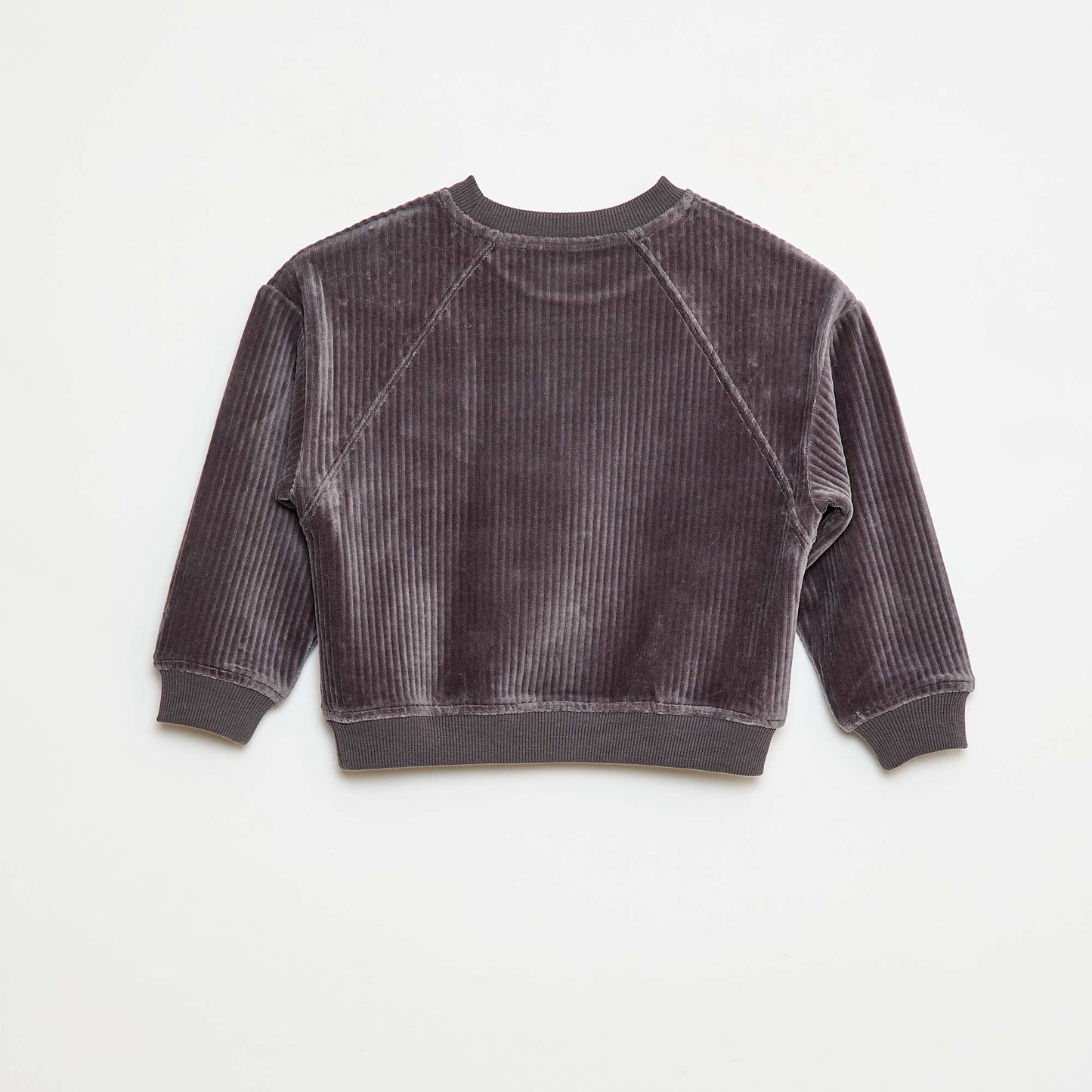 Sweat en velours côtelé GRIS