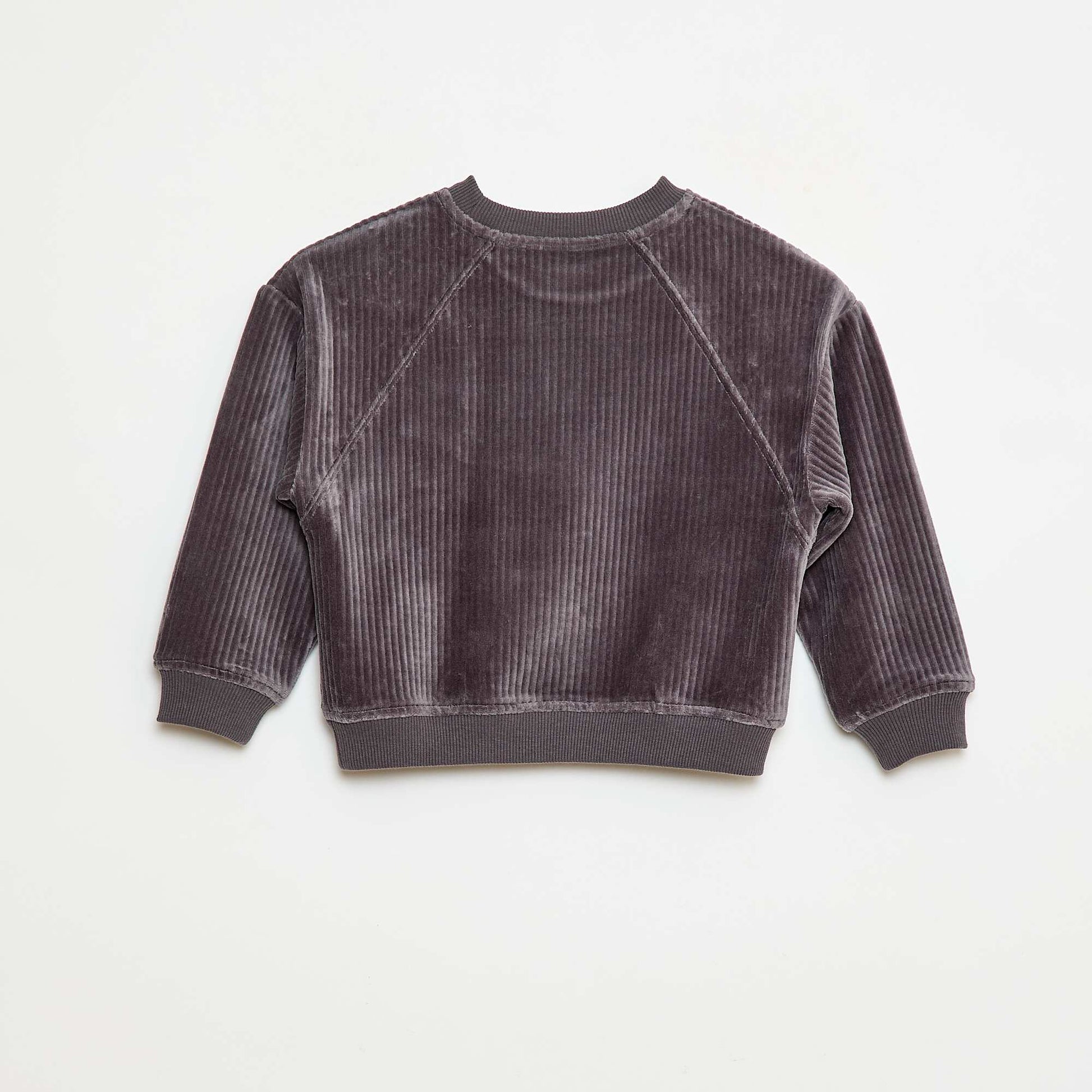Sweat en velours côtelé GRIS