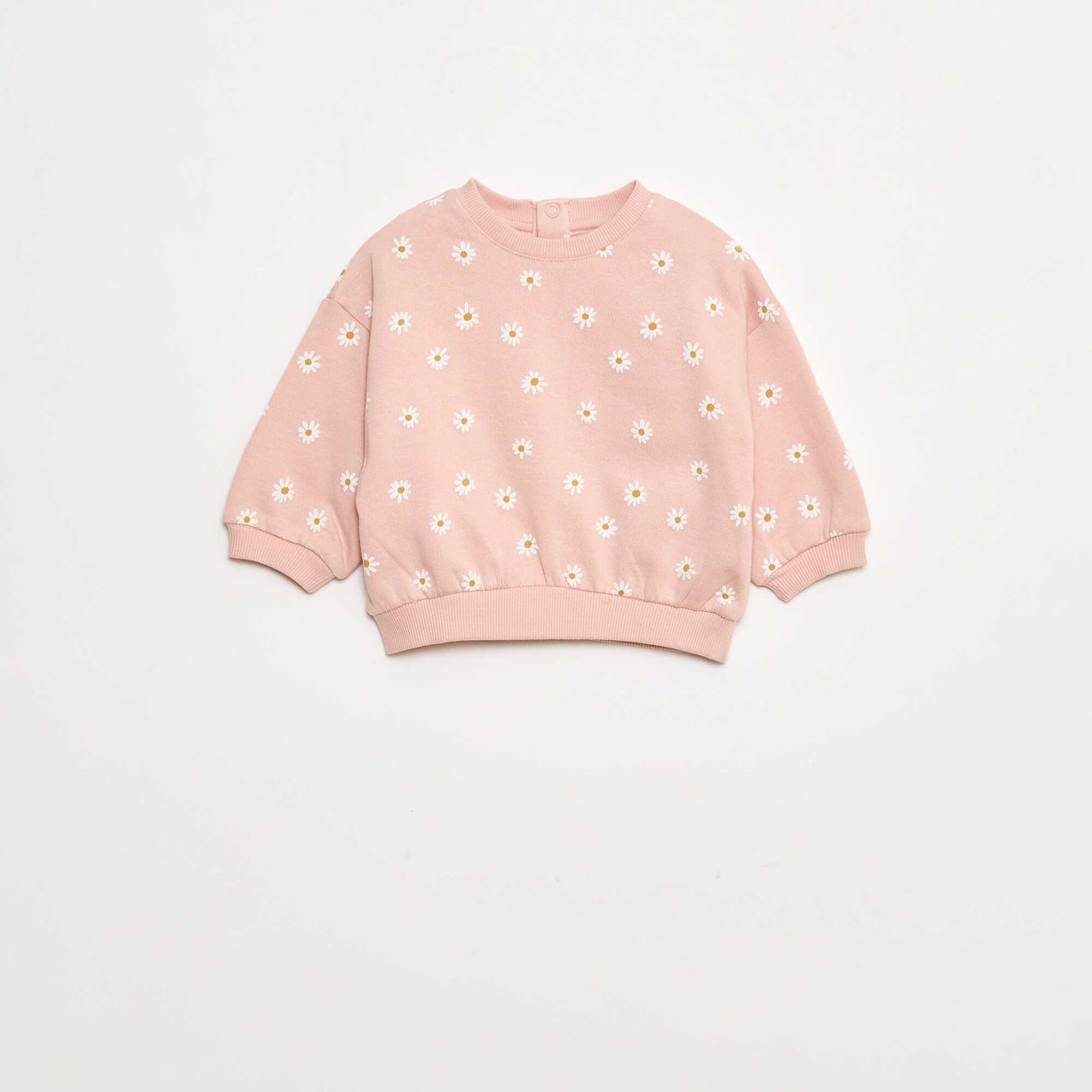 Lot de 2 sweats 1 uni et l'autre à motif GRIS