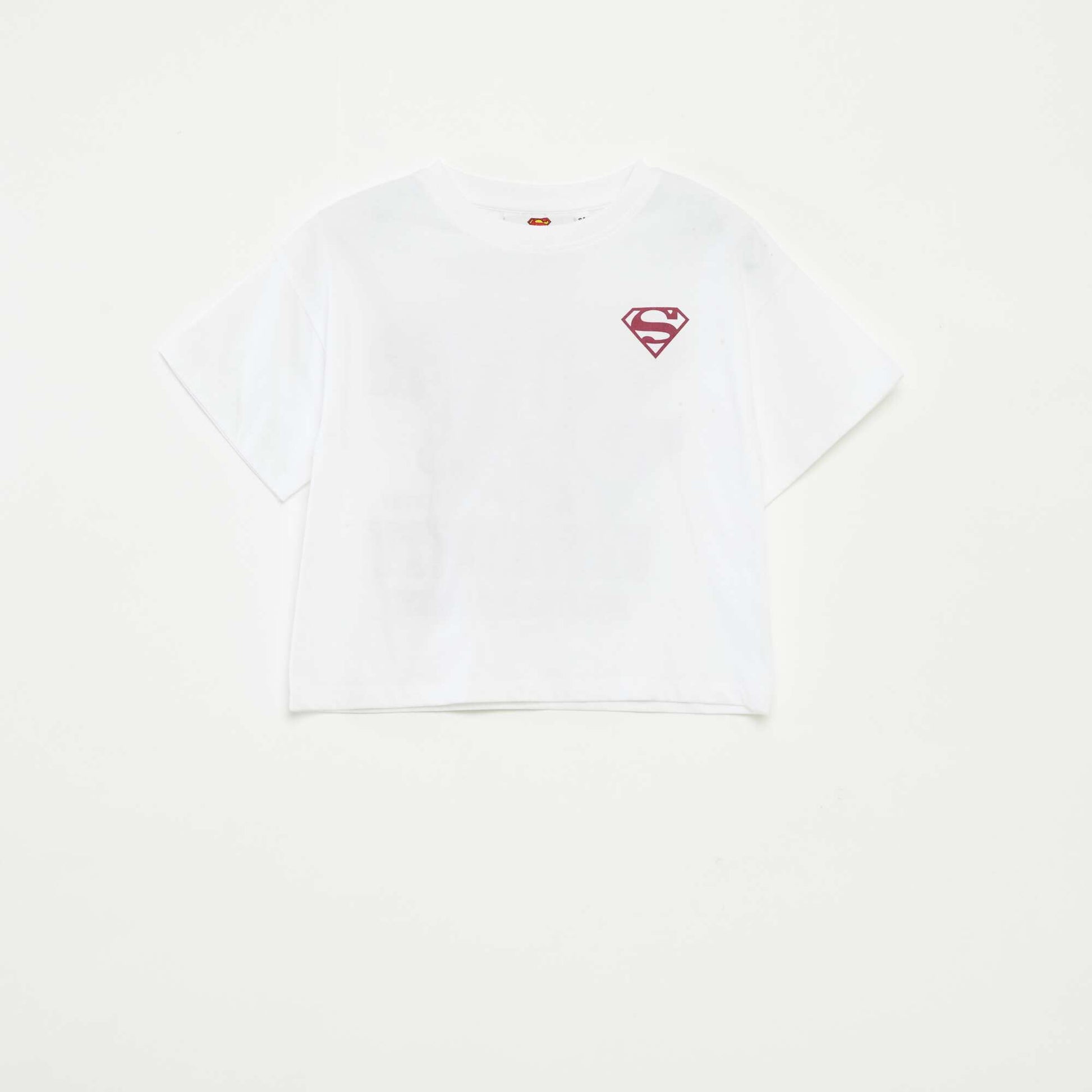 T-shirt 'Superman' 'DC Comics' à manches courtes BLANC