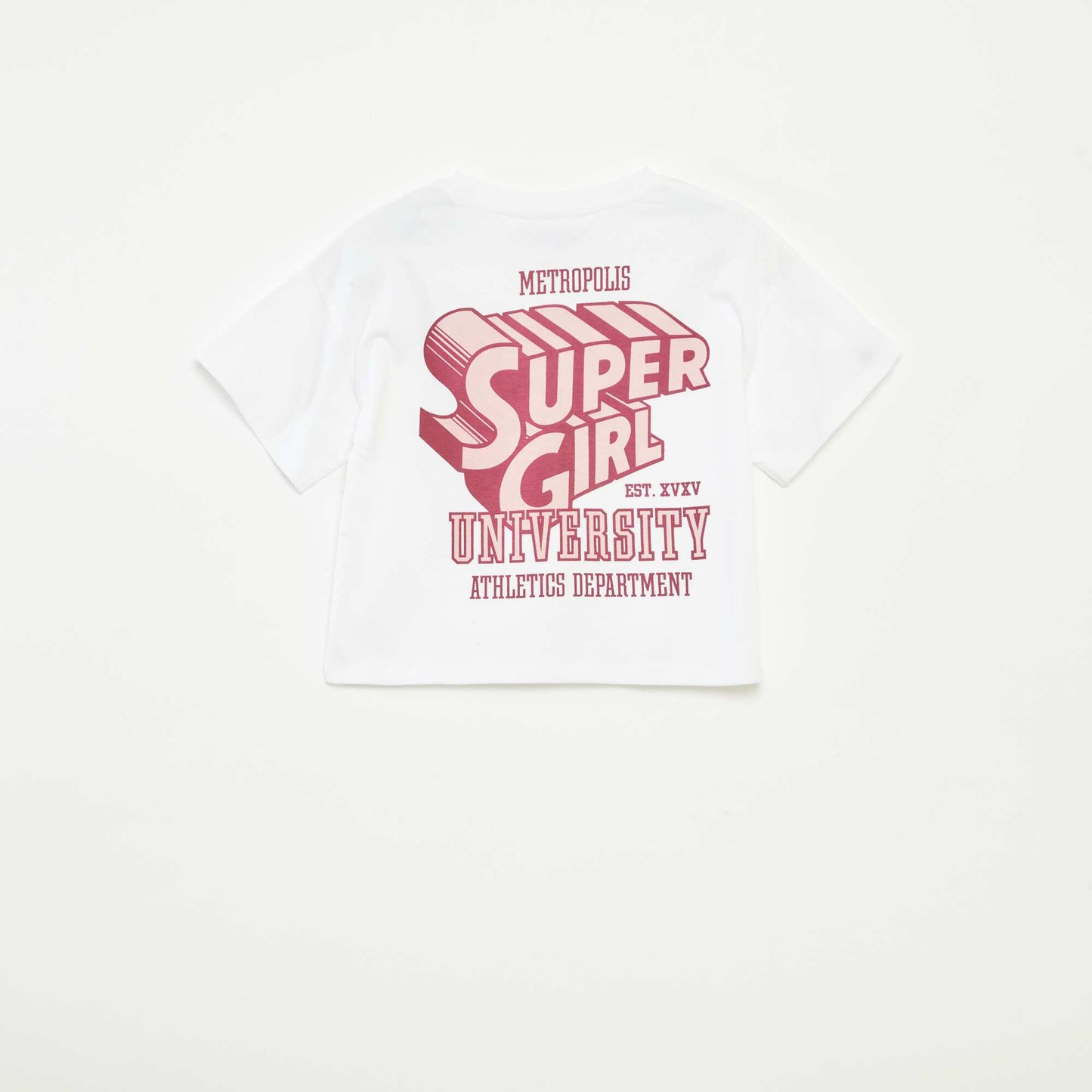 T-shirt 'Superman' 'DC Comics' à manches courtes BLANC