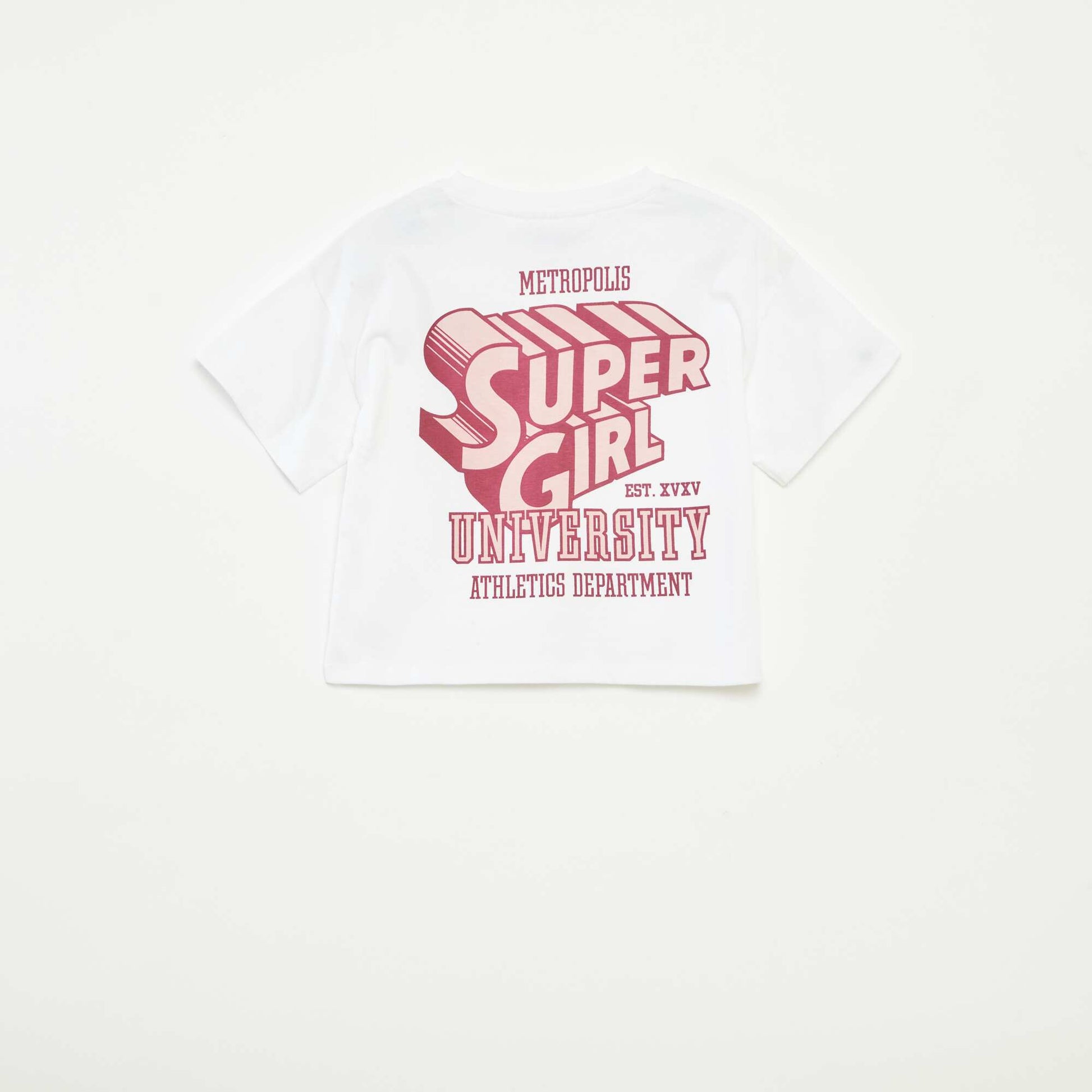 T-shirt 'Superman' 'DC Comics' à manches courtes BLANC