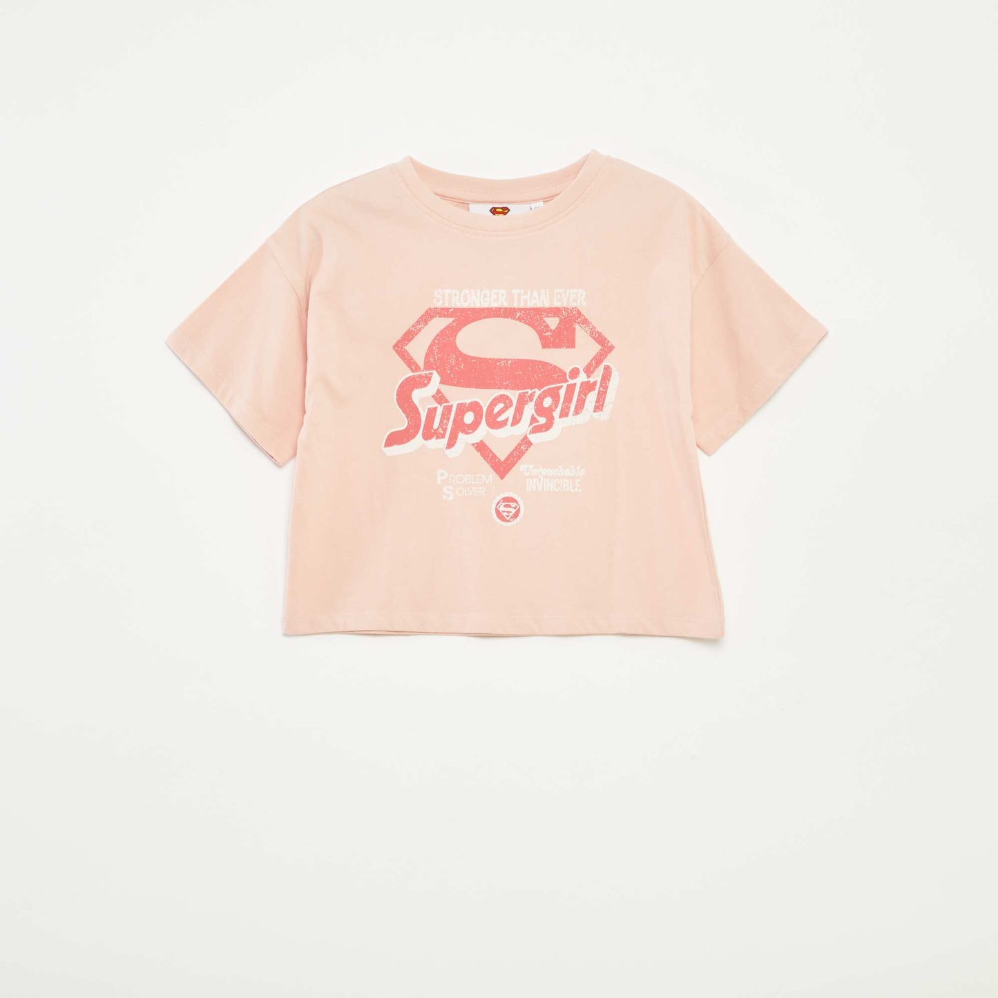 T-shirt 'Superman' 'DC Comics' à manches courtes imprimé recto/verso ROSE