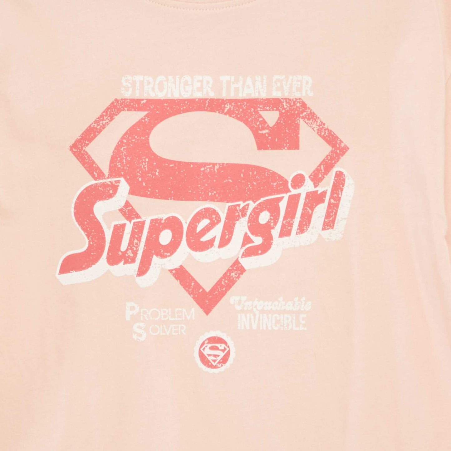 T-shirt 'Superman' 'DC Comics' à manches courtes imprimé recto/verso ROSE