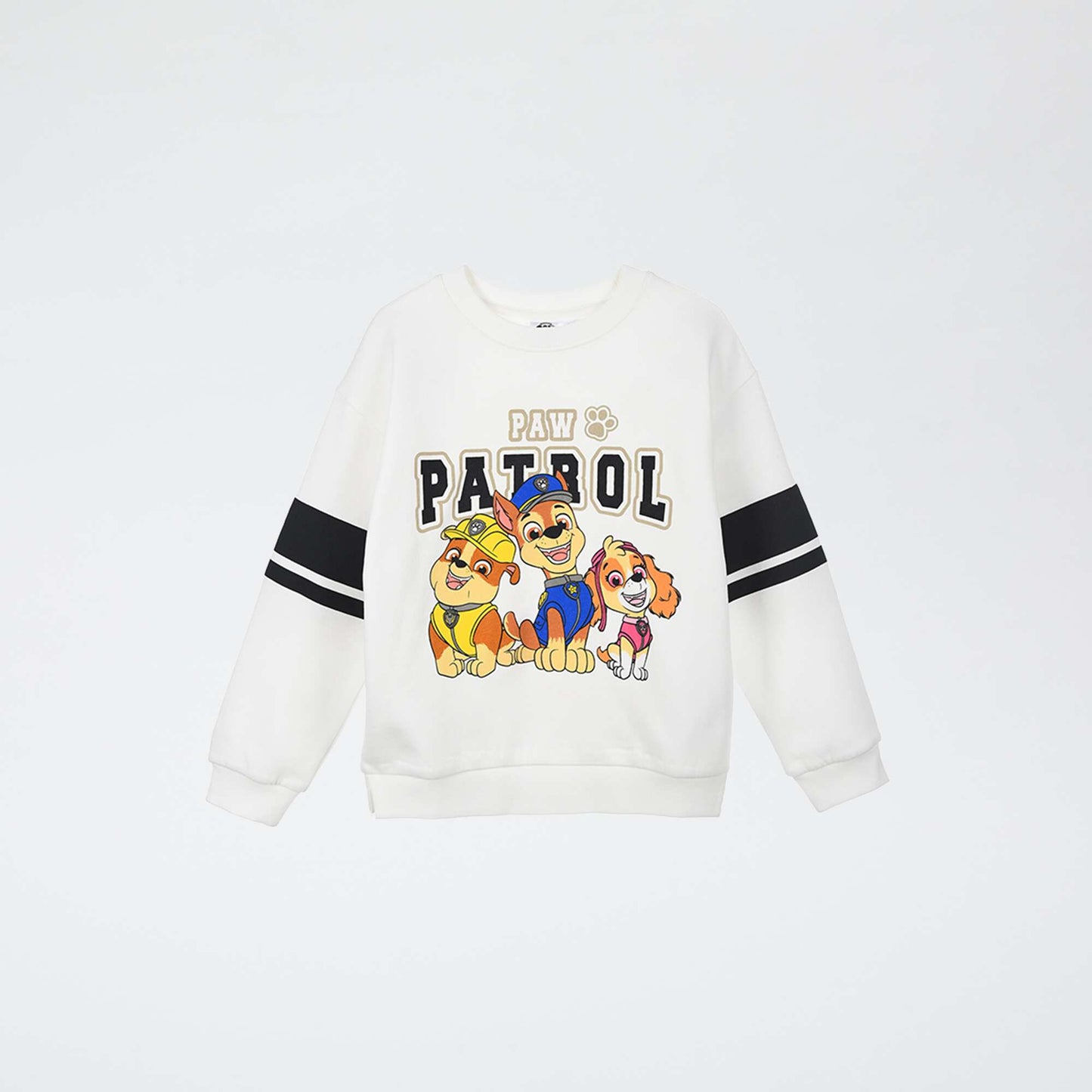 Sweat 'Pat patrouille' en coton BLANC