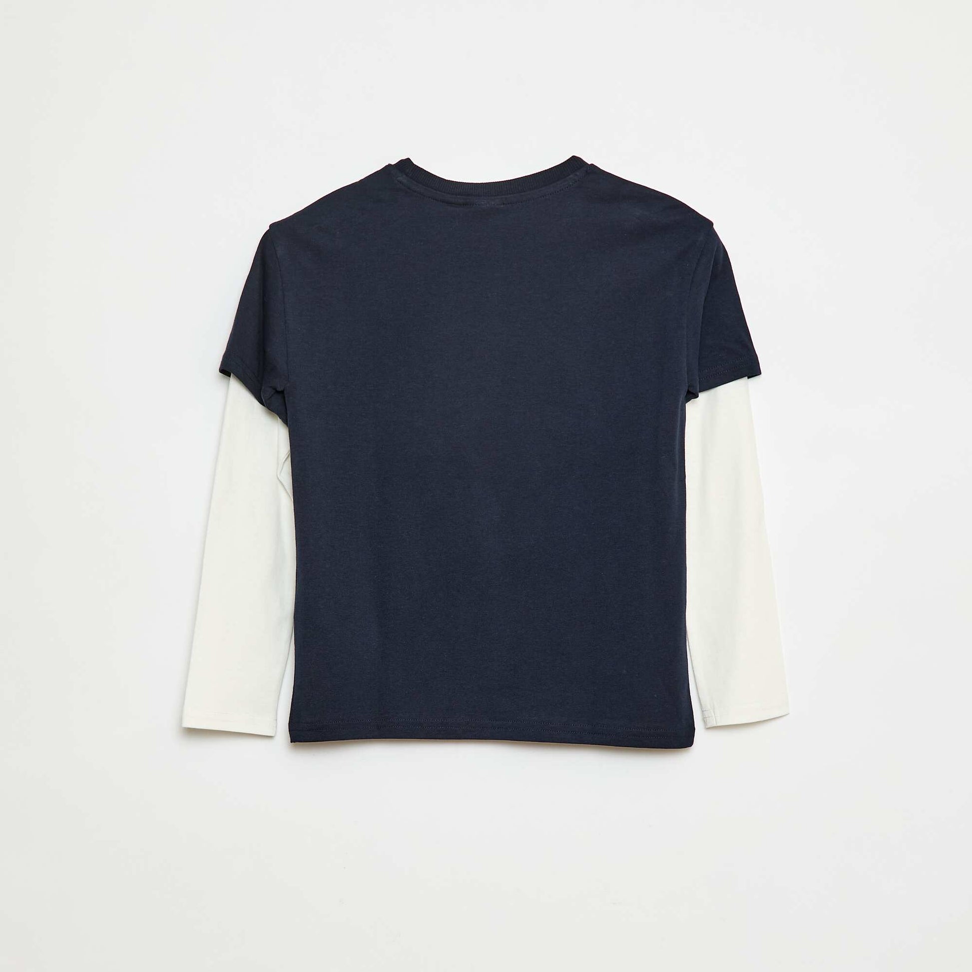 T-shirt à double manches 'Pat'patrouille' BLEU MARINE