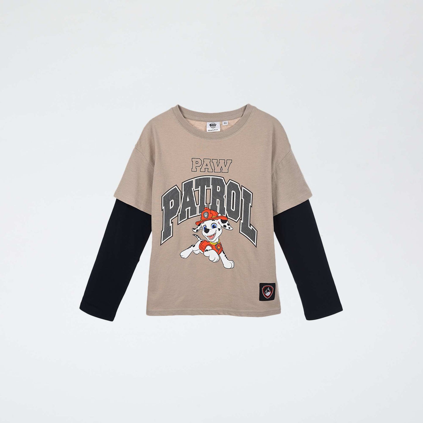 T-shirt à double manches 'Pat'patrouille' BEIGE