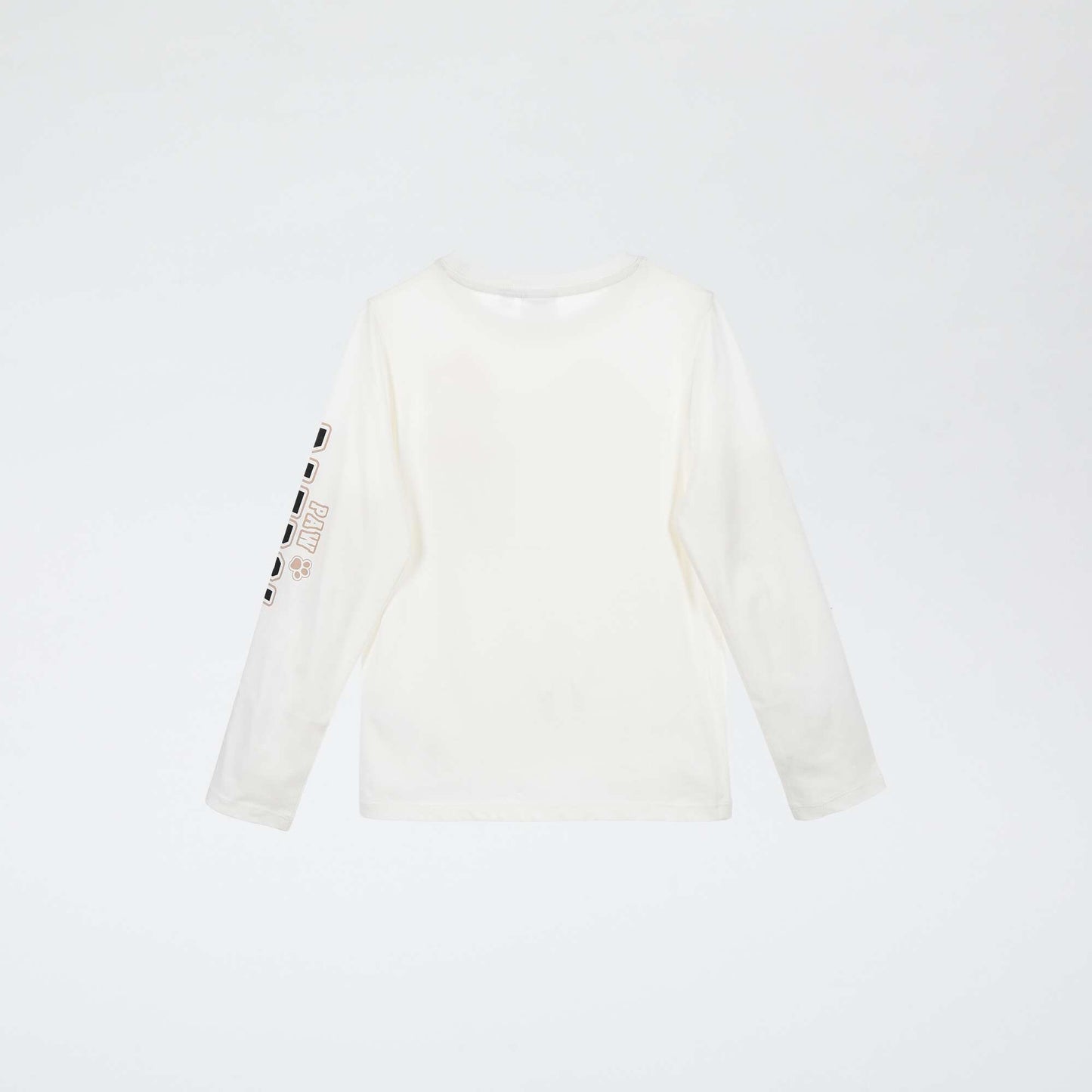 T-shirt manche longue 'Pat patrouille' en coton BLANC