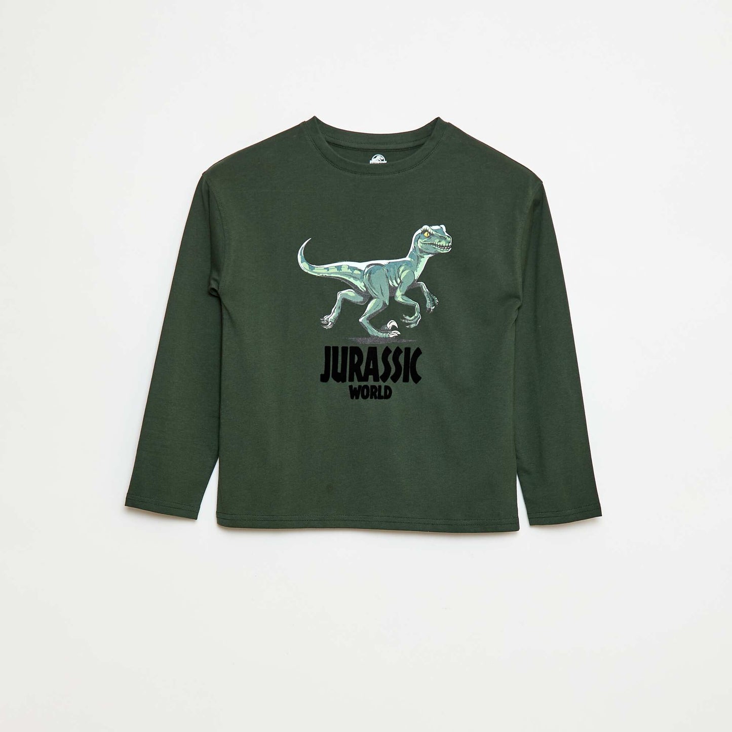 Tee-shirt manches longues 'Jurassic World' VERT