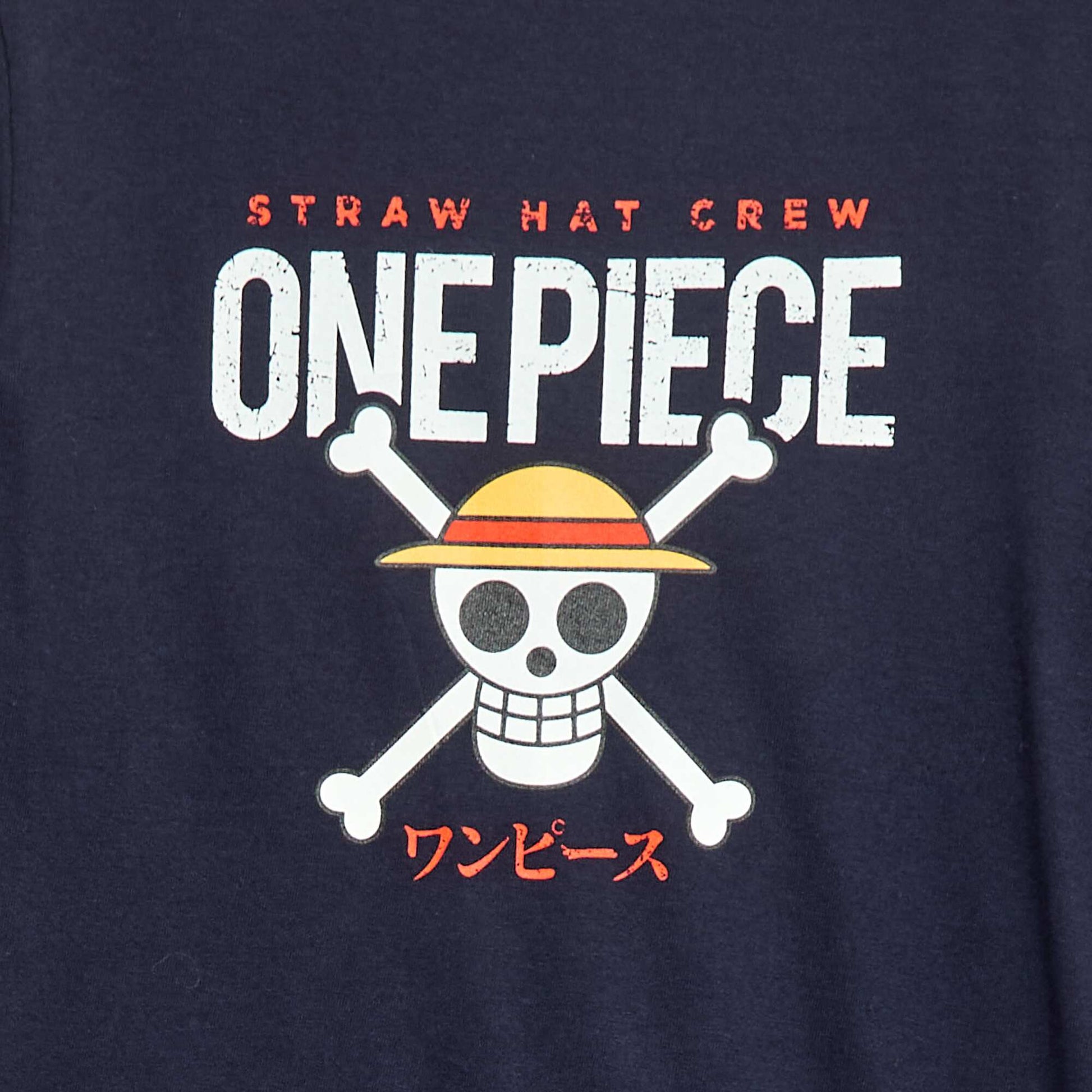 T-shirt imprimé 'One piece' BLEU MARINE